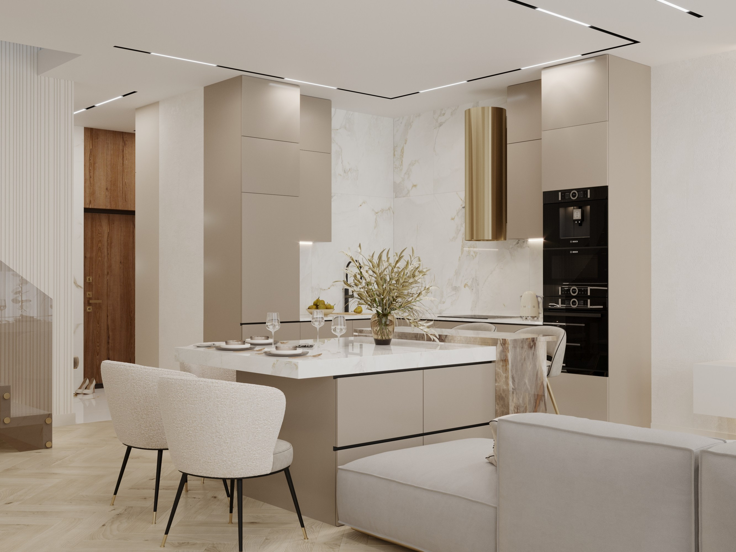 Двух ярусная квартира 120 кв.м в ЖК «Арбат». Персональный фотограф Москва