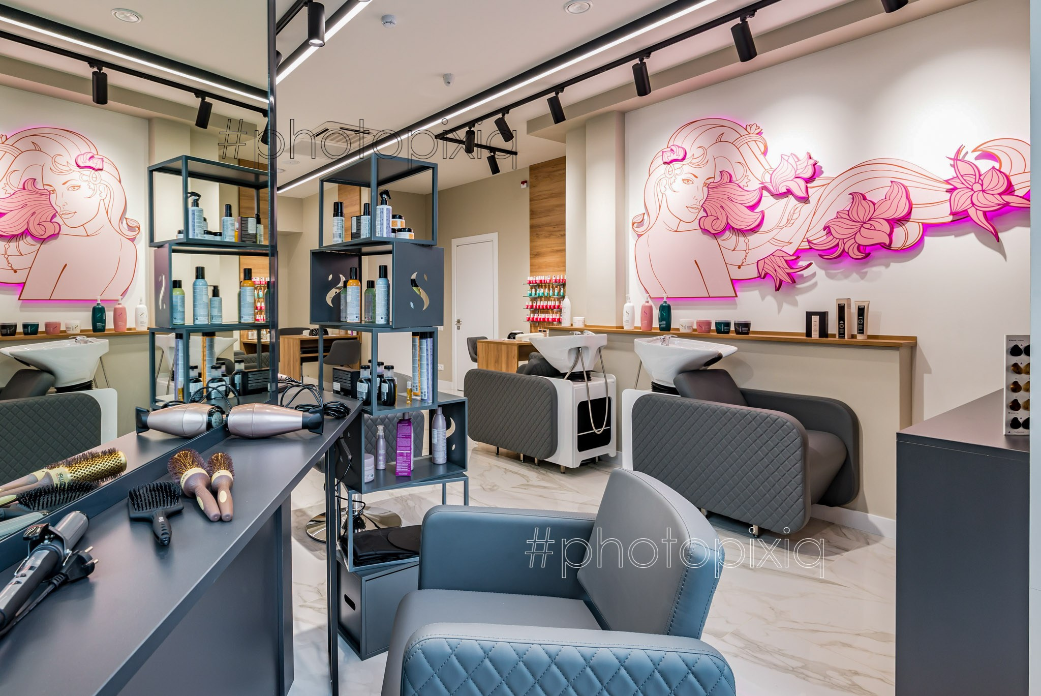 Интерьерная съёмка салона красоты CONCERN. Интерьерная съёмка и виртуальные туры — Интерьерный фотограф Кузнецов Сергей (photopixiq)