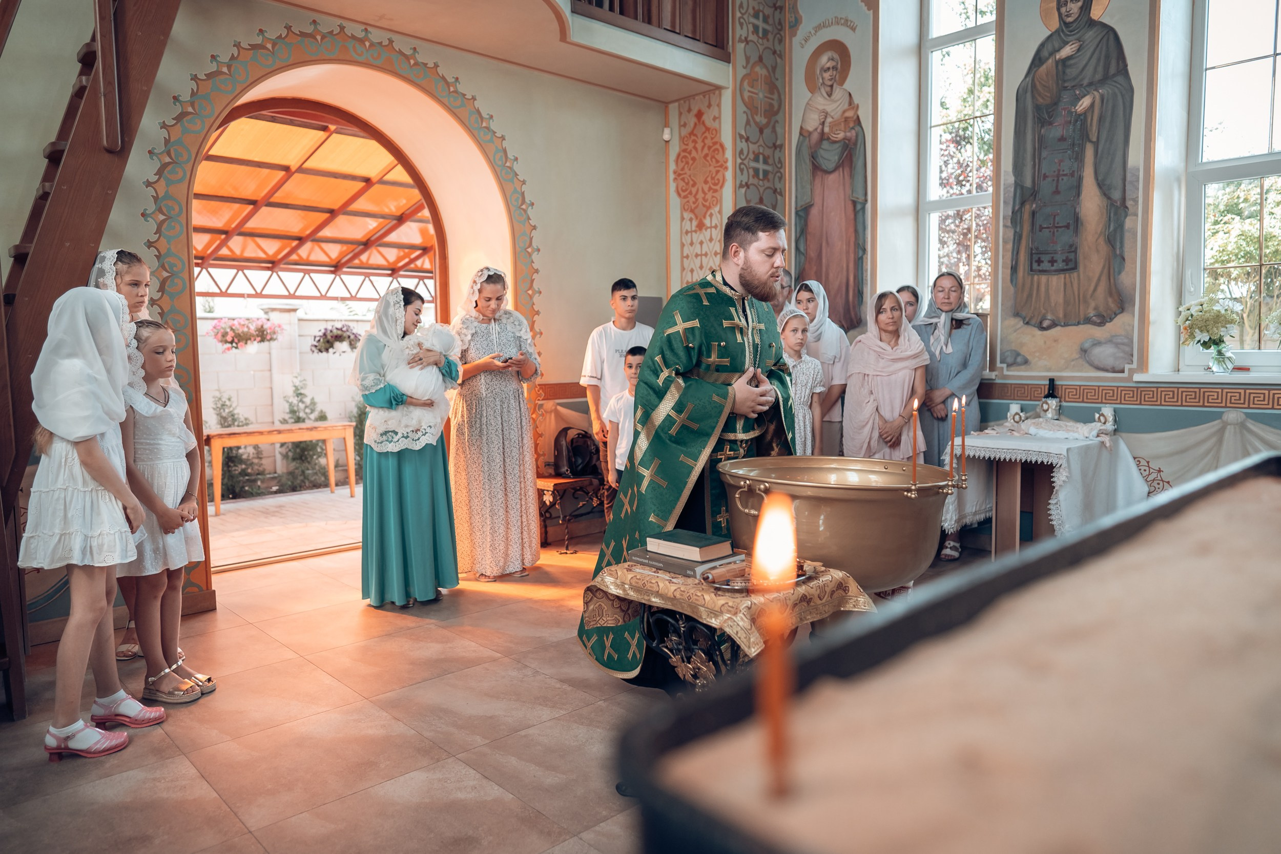 Крещение в храме ап.Андрея Первозванного г. Севастополь. Церковный фотограф Севастополь