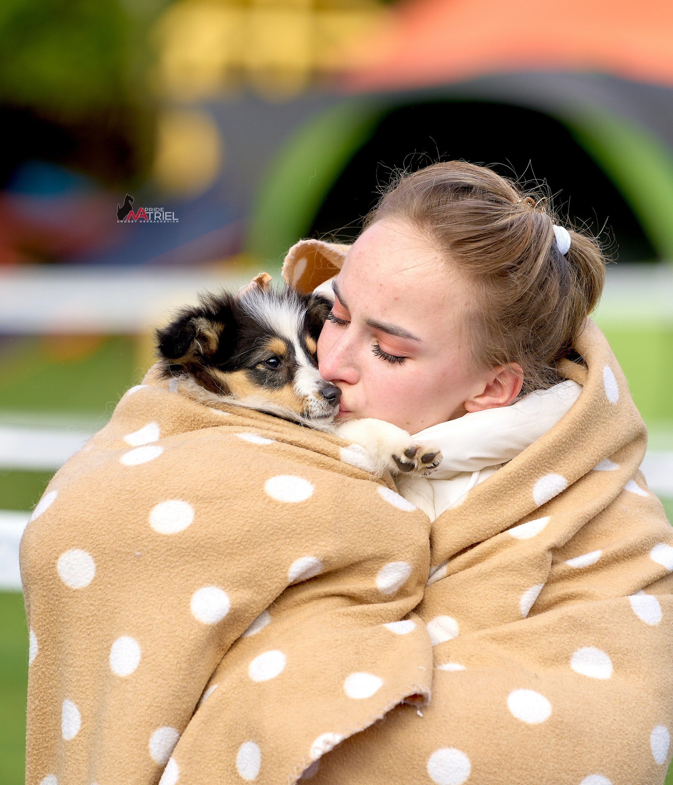 Щенки с людьми — галерея NATRIEL