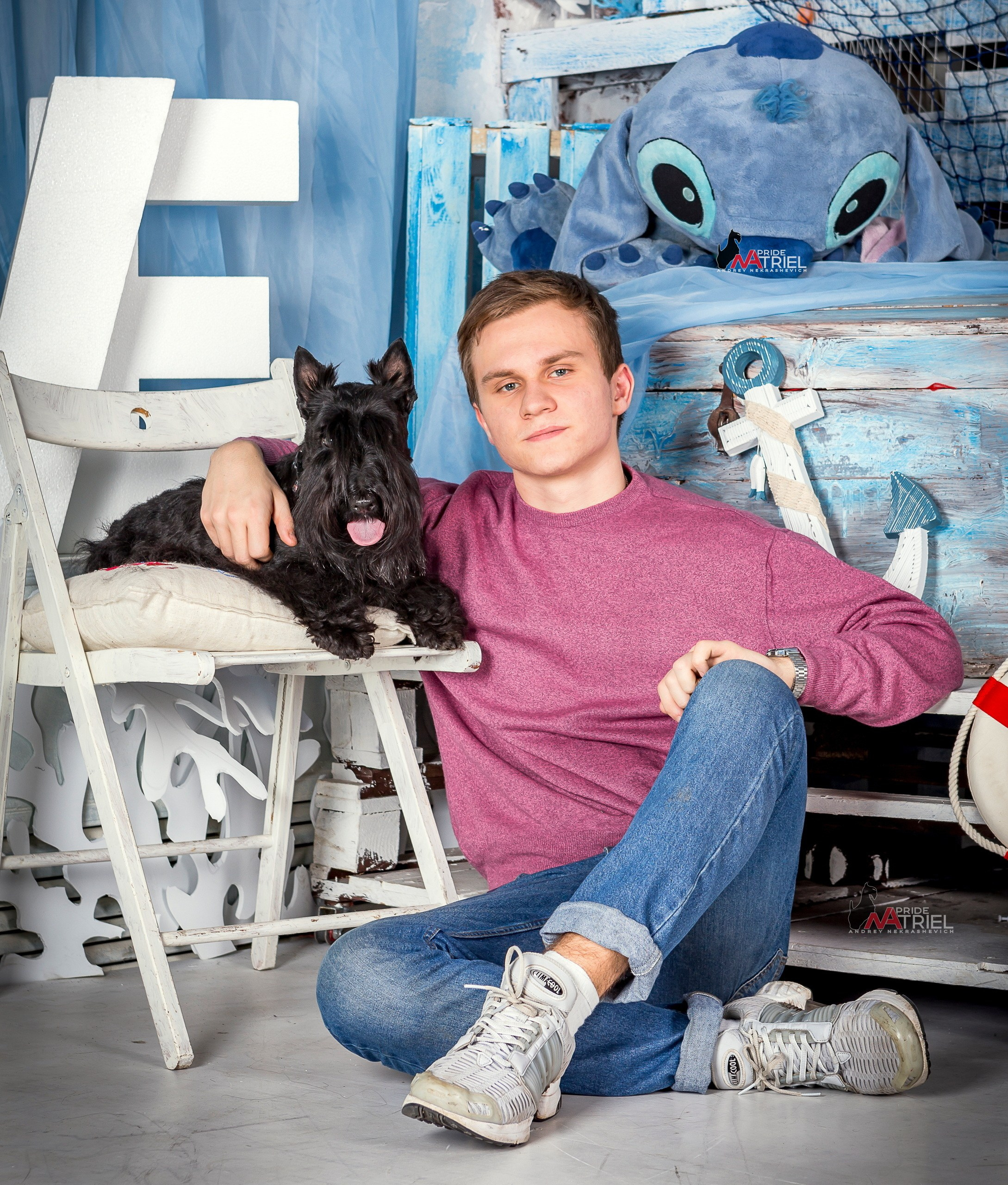 Люди и собаки в студии — галерея NATRIEL