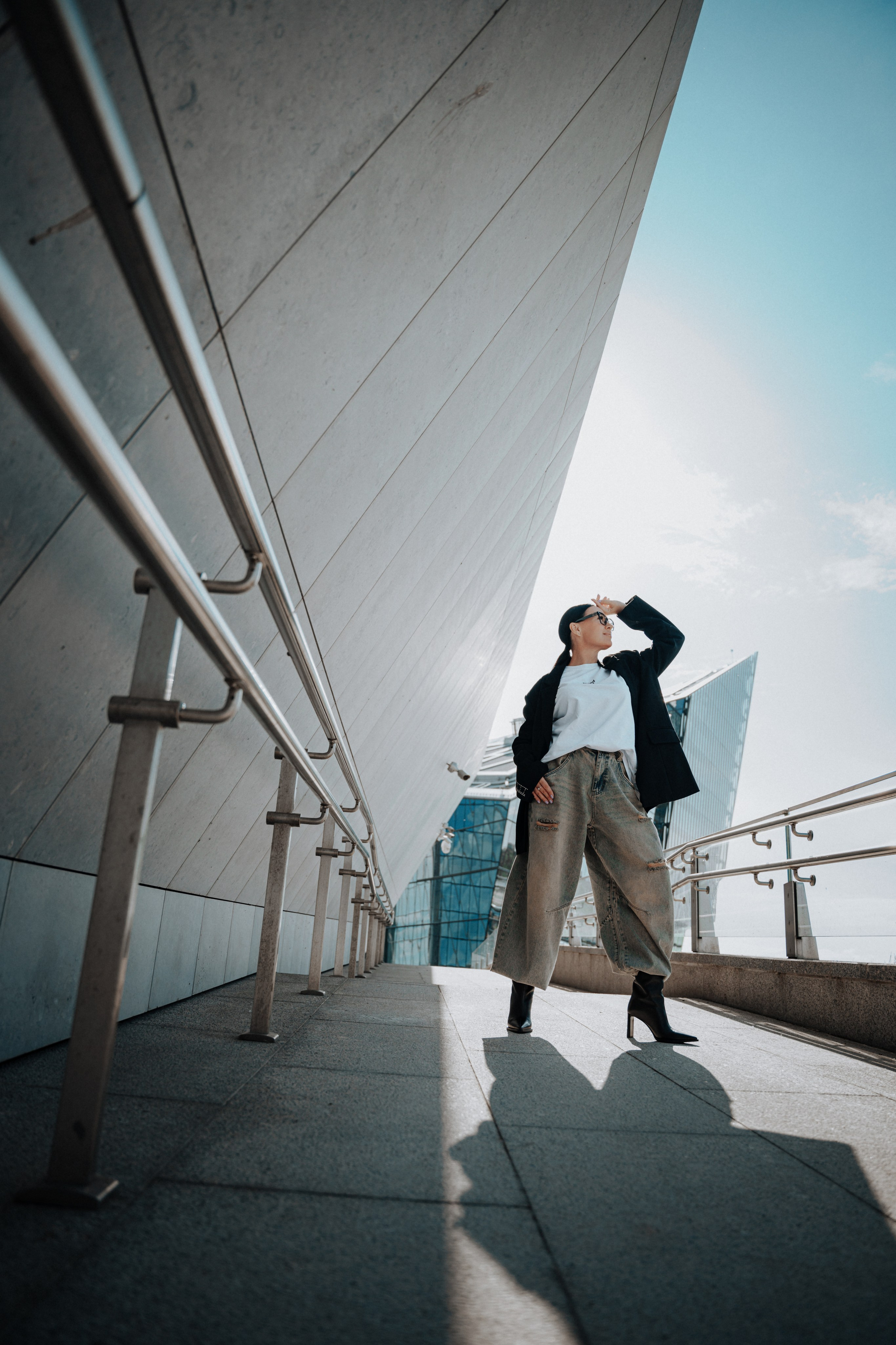 Елена. Лахта центр. Портретный фотограф в Санкт-Петербурге Дмитриева Наталия