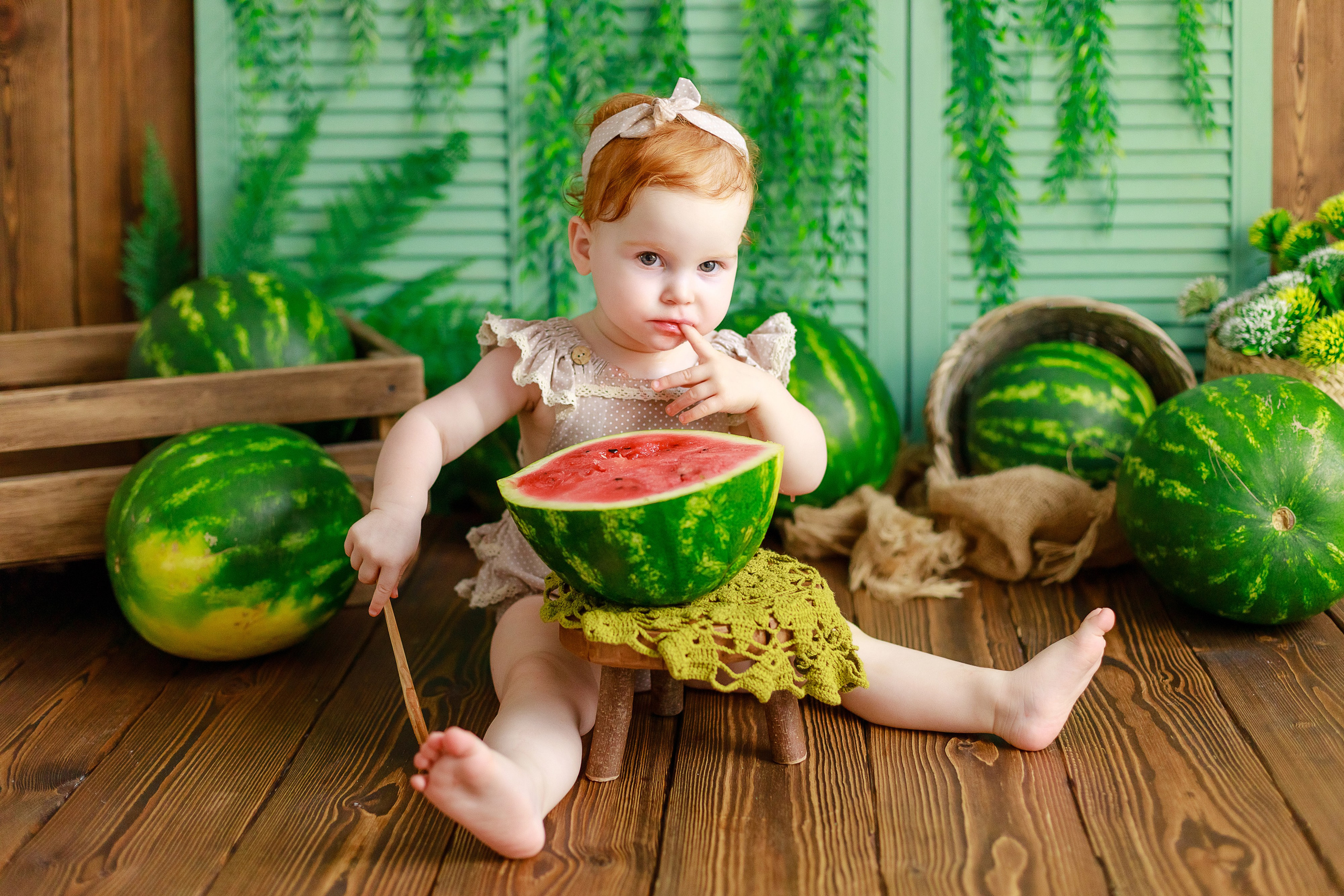 арбузная фотосессия в краснодаре