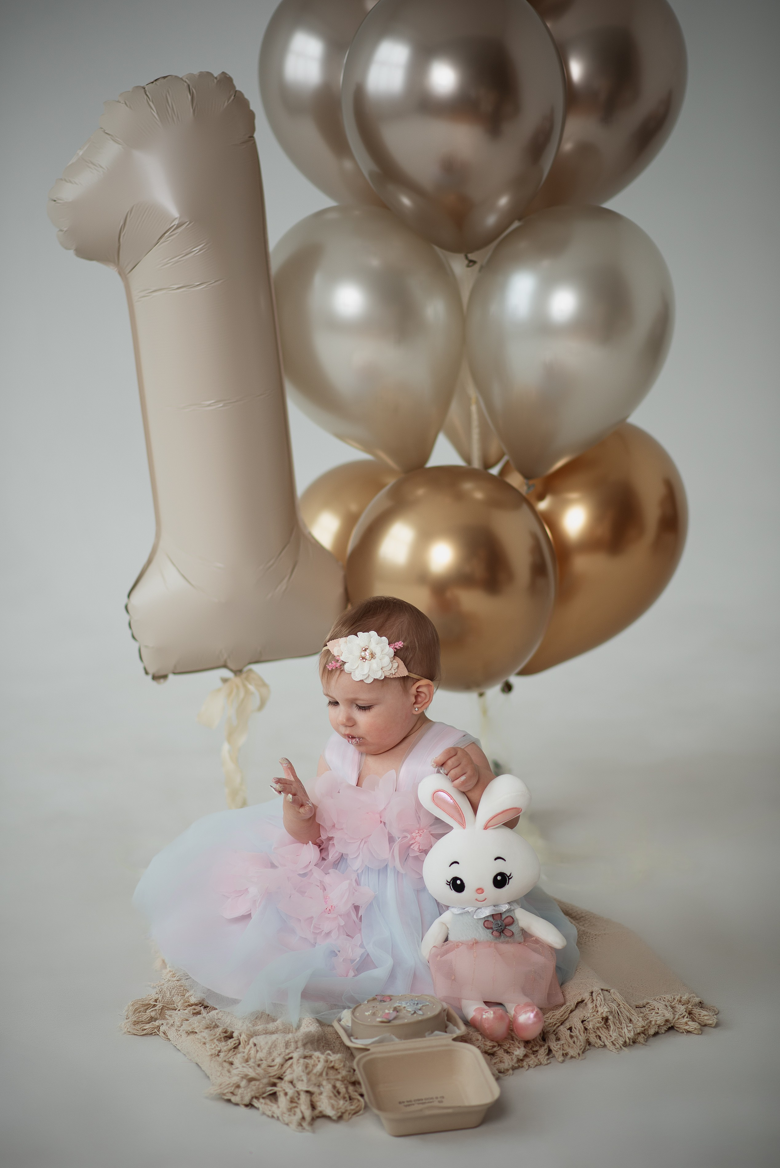 Фотосессия годика Алина. Семейный фотограф в Южно-Сахалинске Анастасия Лимарева