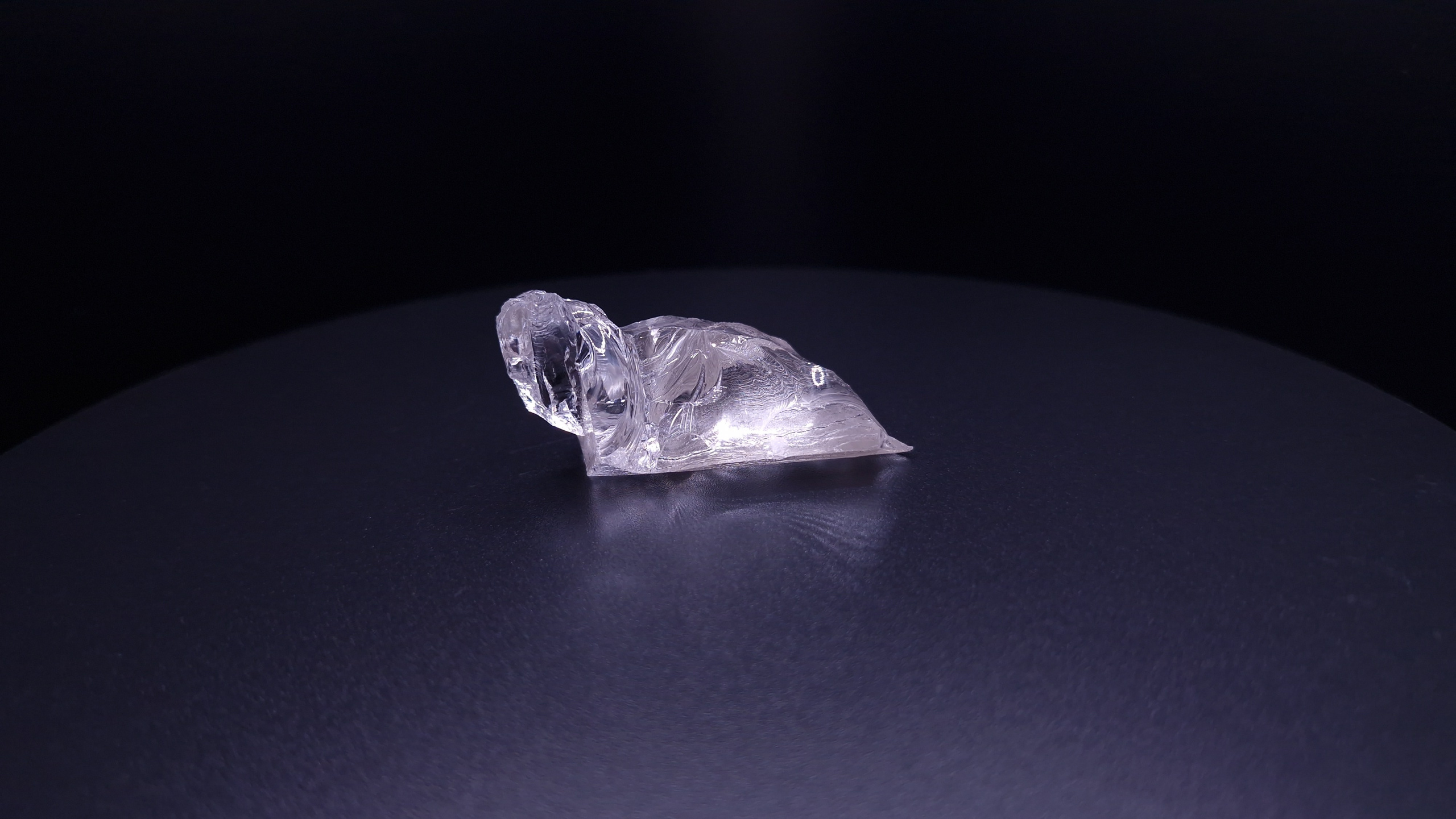 YAG белый гранат 32.59 гр. YAG garnet иттрий алюминиевый гранат ИАГ