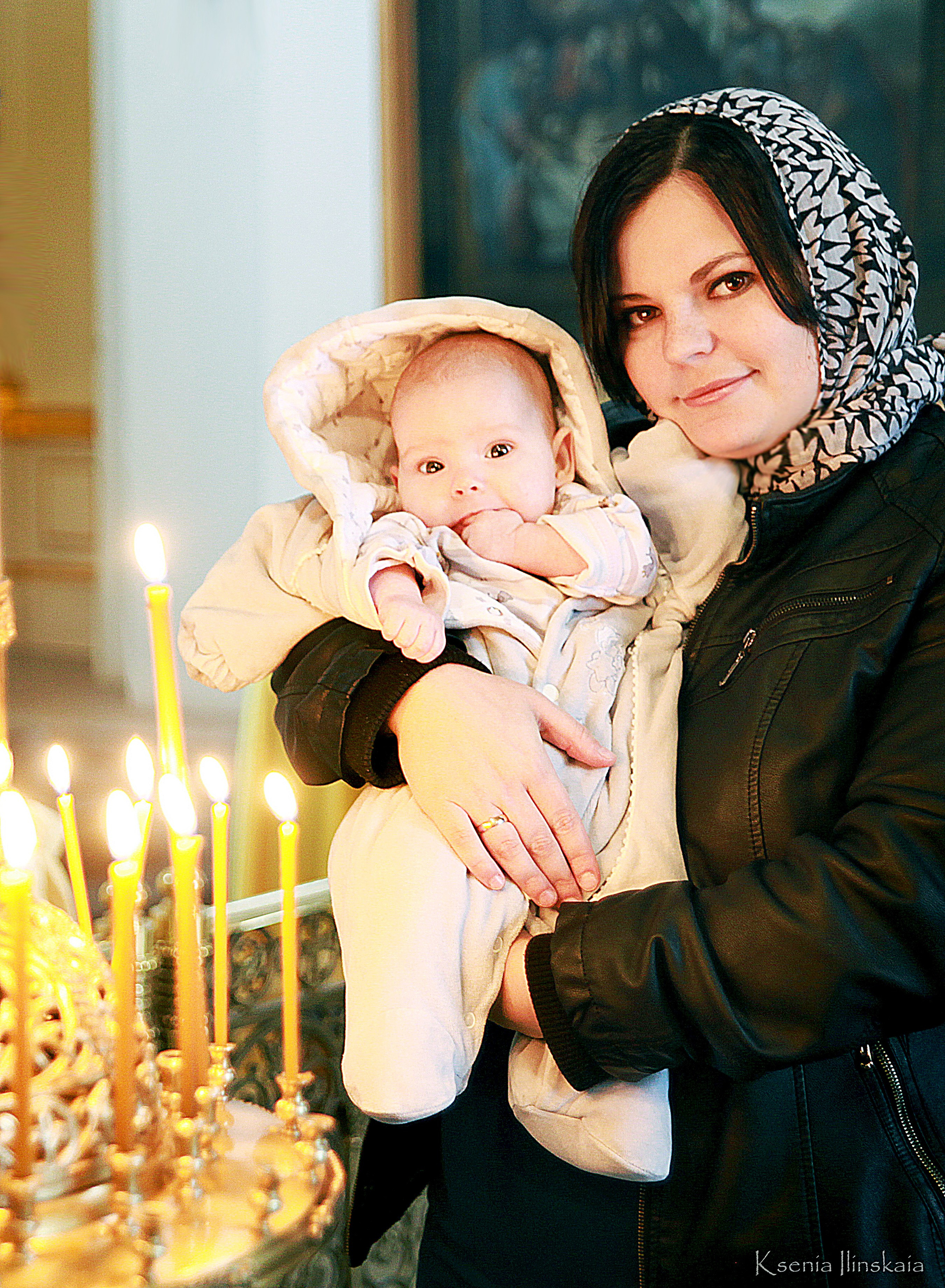 Крещение — фотосессия крестин в Санкт-Петербурге. Фотограф из Санкт-Петербурга Ильинская Ксения