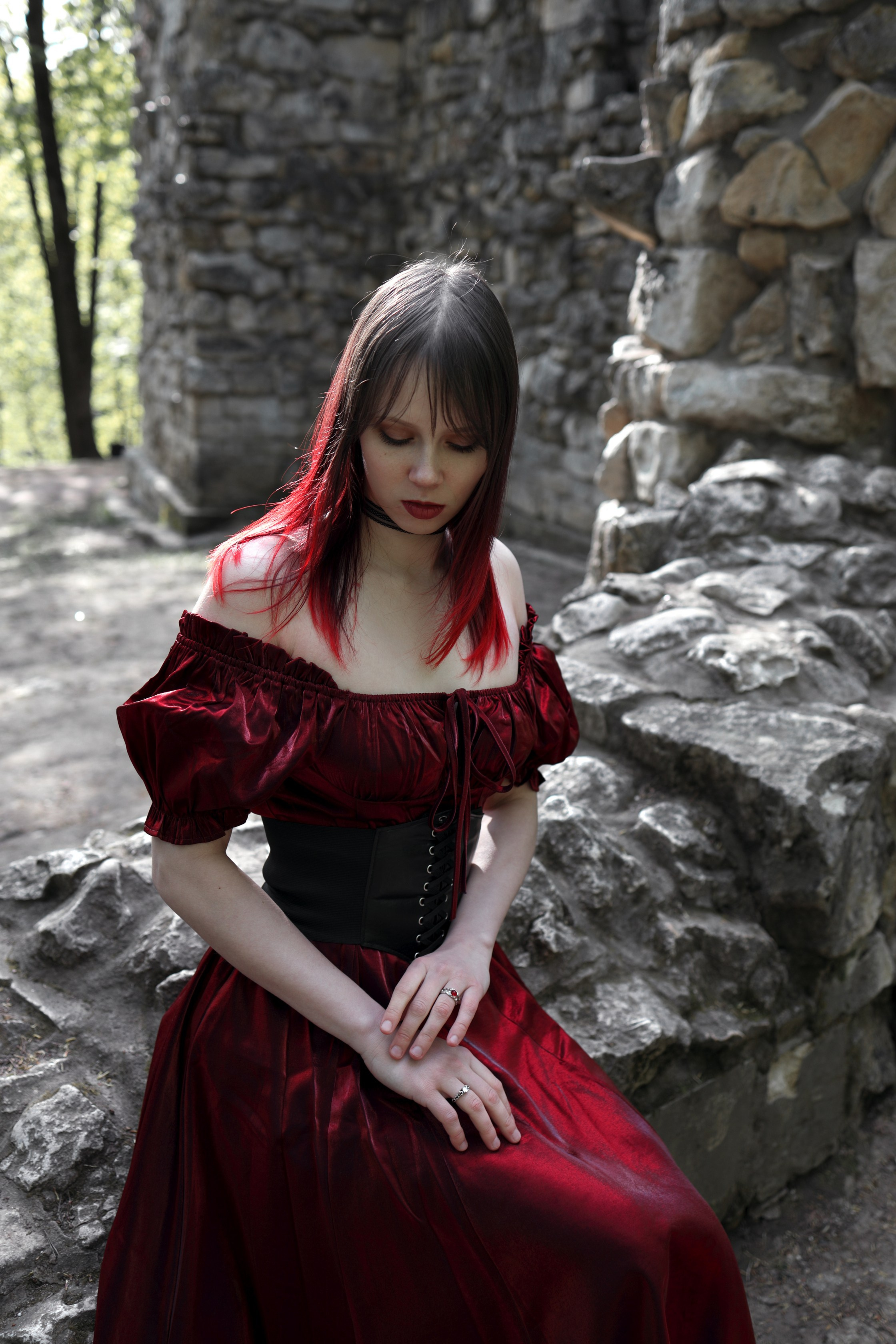 Jungfrau in Rot. Арт-фотограф. Coffelisk