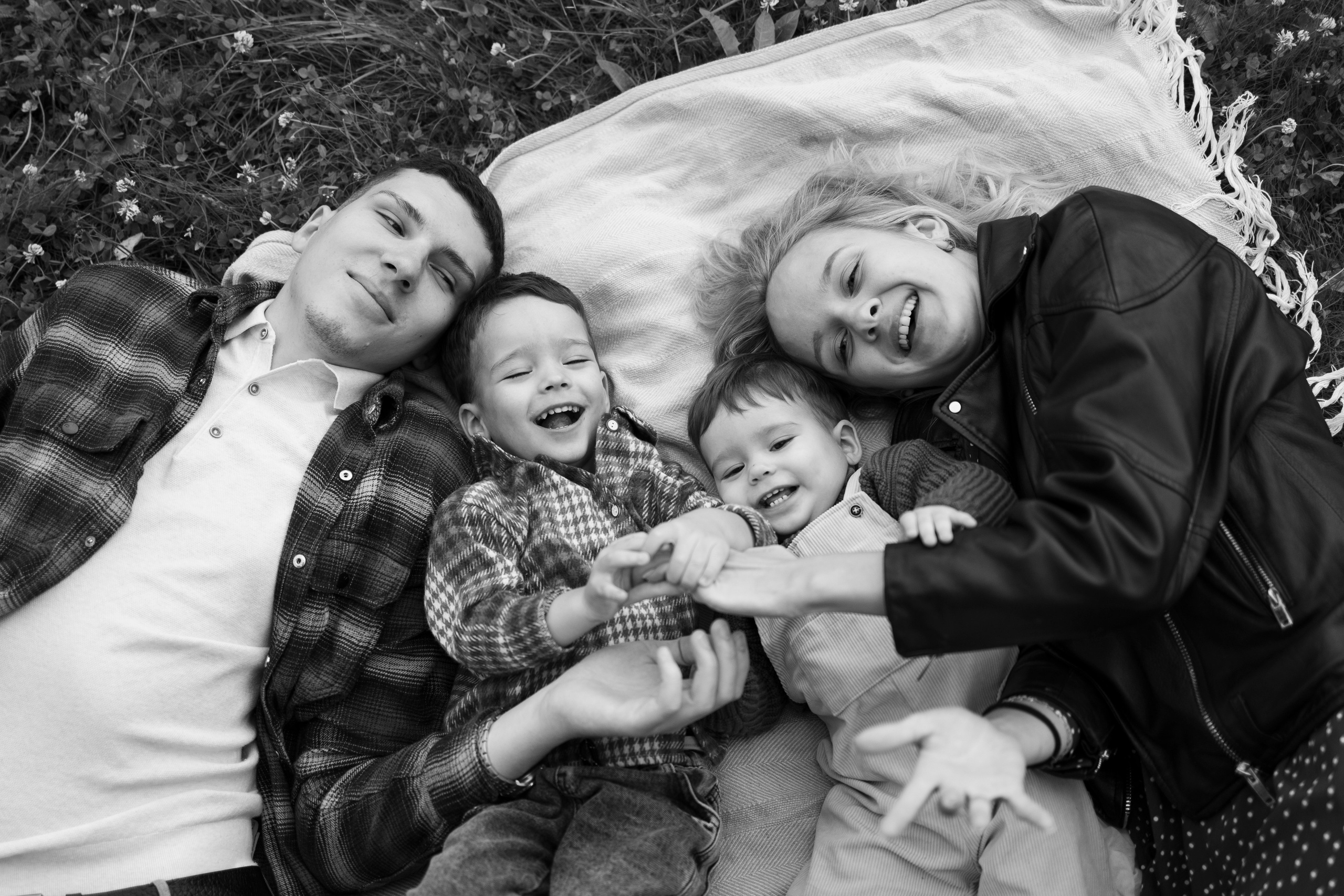 Кирилл, Катя, Мирон и Леон. Семейный и детский фотограф в Москве Анастасия Мурга
