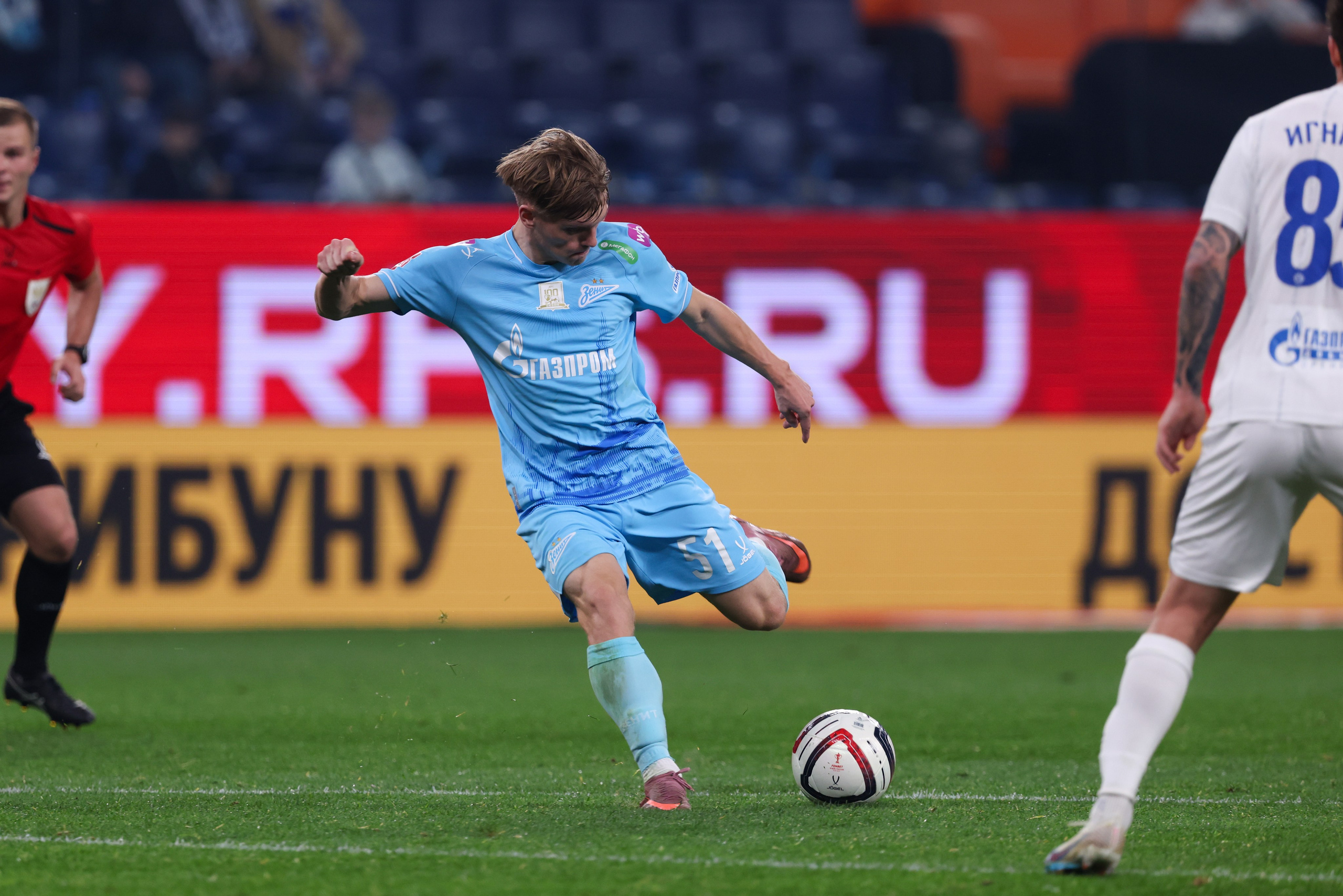 ФК Зенит -ФК Оренбург Fonbet Кубок России 2025/26. Спортивный и репортажный фотограф Антон Тереханов