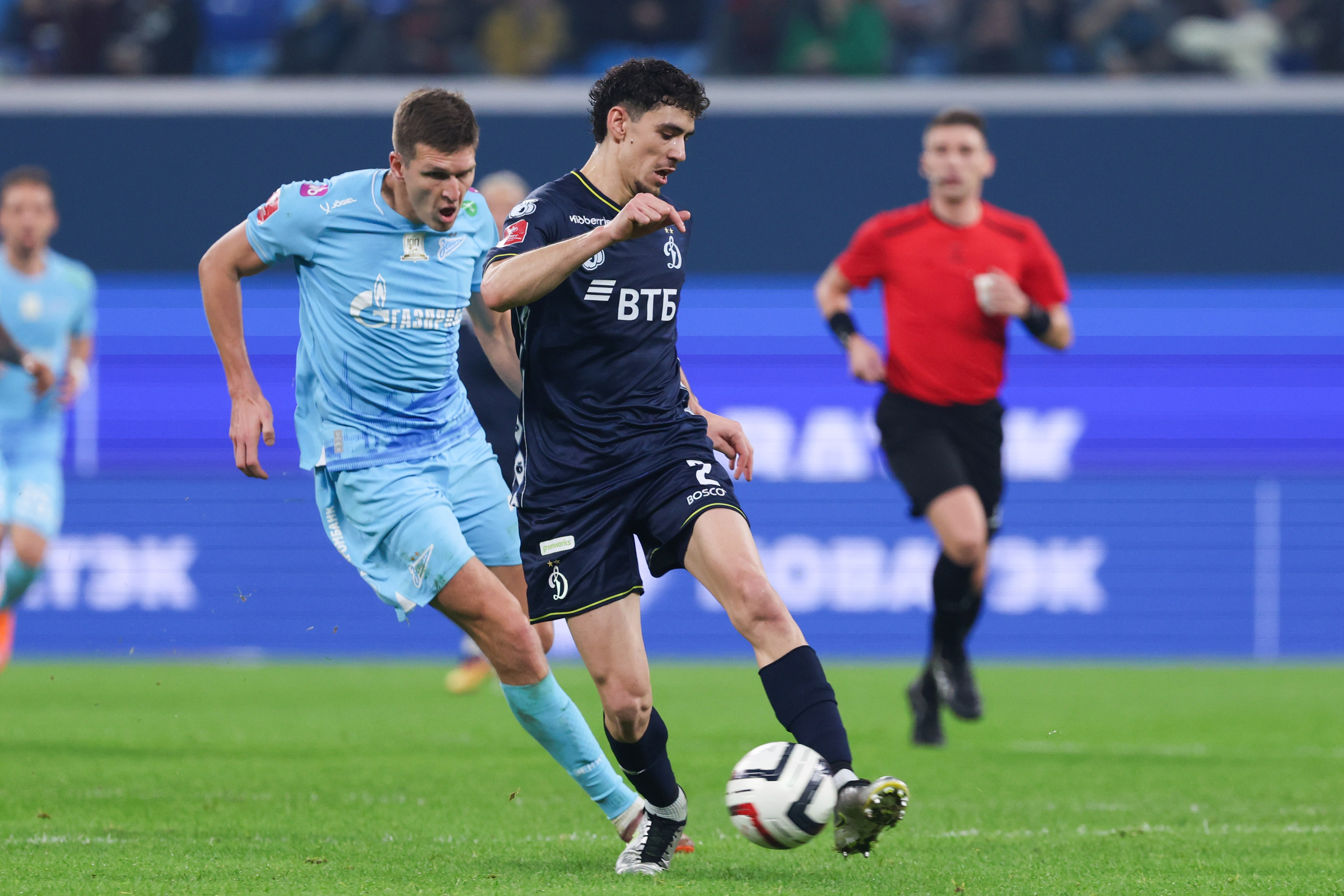 ФК «Зенит — ФК «Динамо» Москва 05.11.2025. Спортивный и репортажный фотограф Антон Тереханов