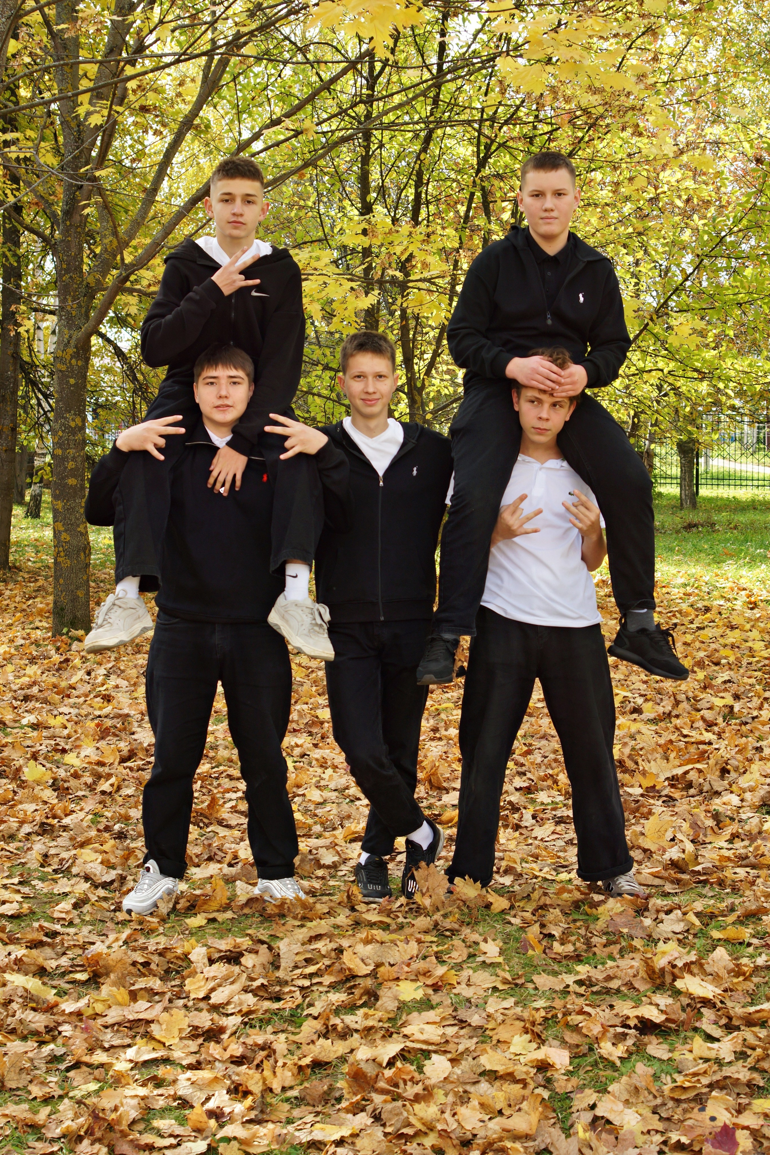 Осенняя фотосессия в школе г. Йошкар-Ола