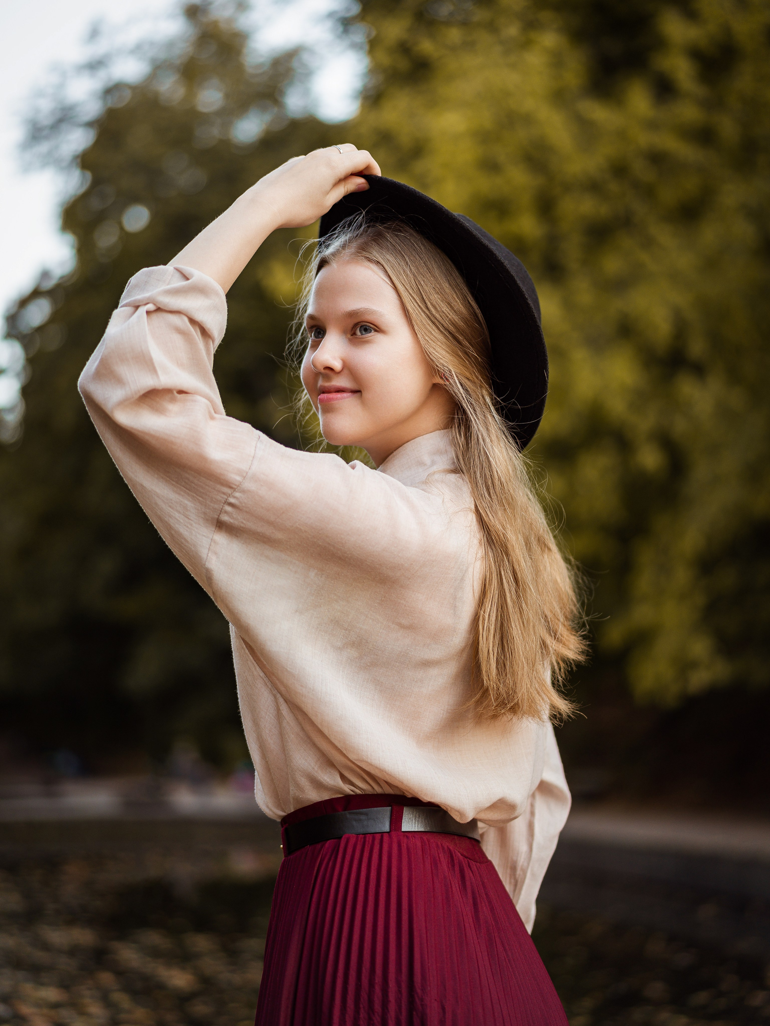 Елена — фотосессия в осеннем стиле. Фотограф Москва