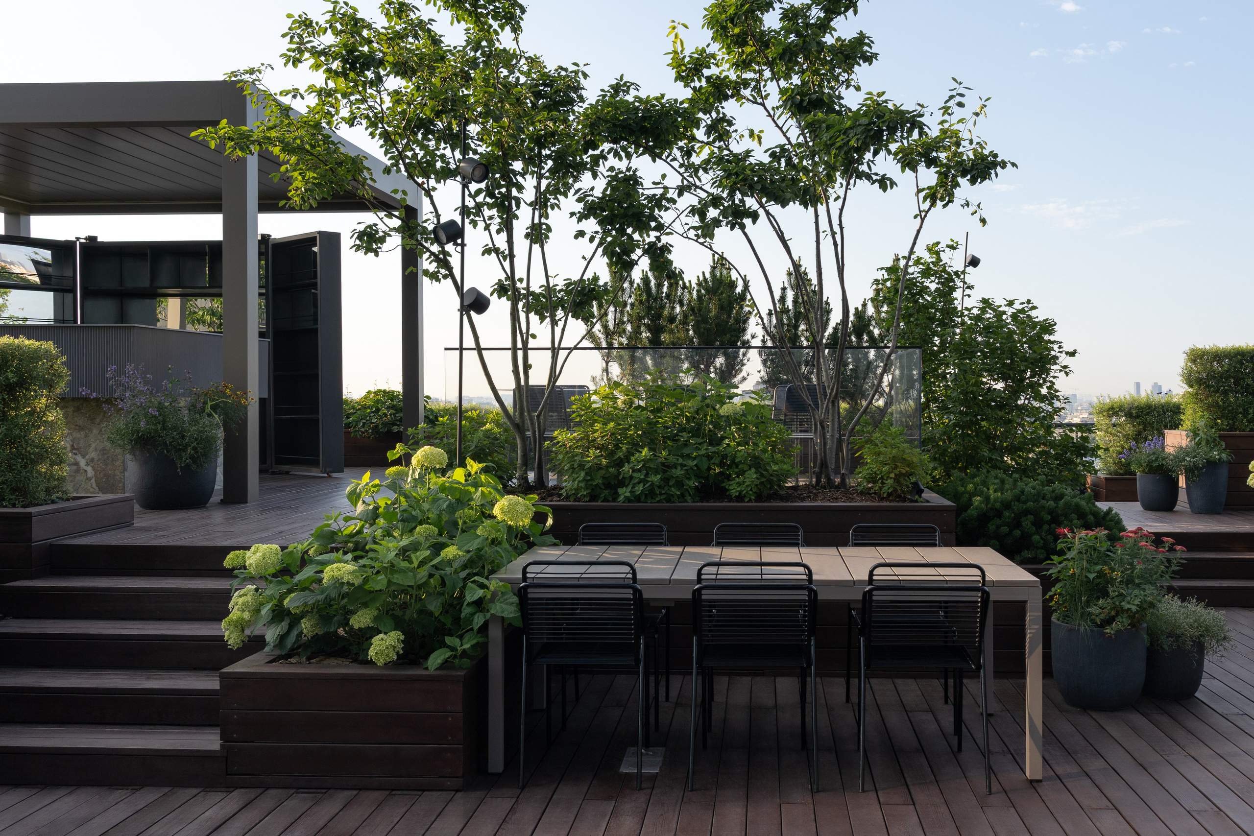 Brusnika office terrace, Moscow. Артамонов Александр | Архитектурный и ландшафтный фотограф