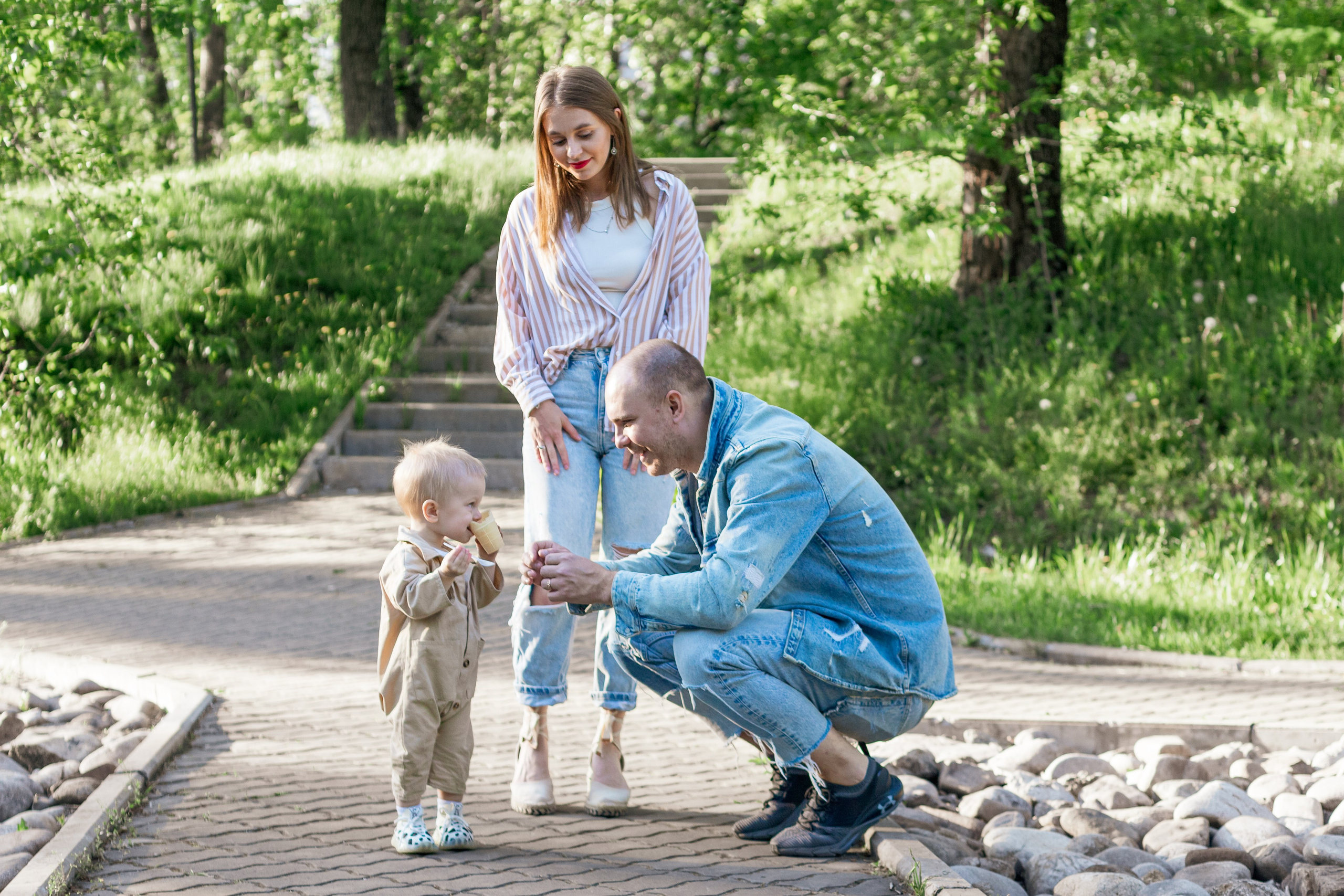 Семейная прогулка в парке «Северный». Семейный и детский фотограф в Хабаровске Алевтина Проскурякова