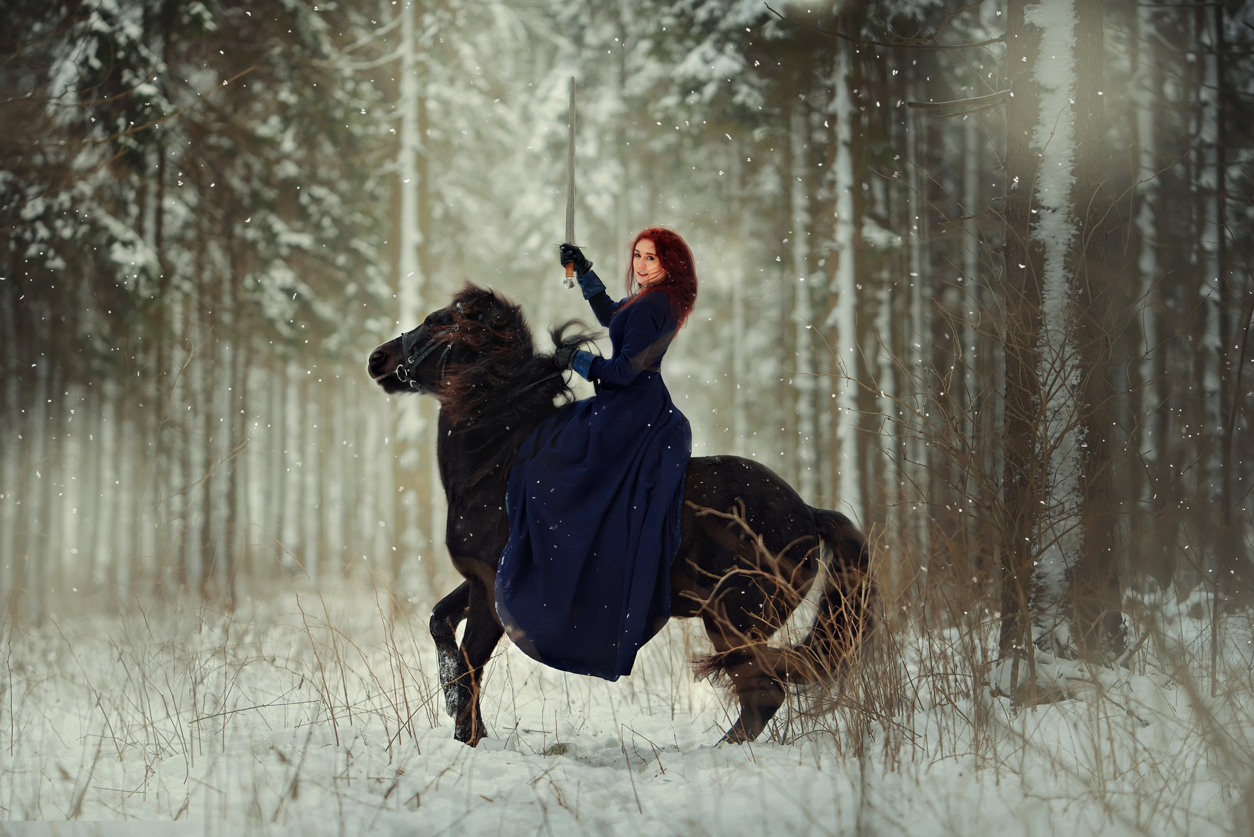 Сказочные съемки с лошадьми. Фотограф Вероника Ранцева, фотосессии с лошадьми в Минске и Могилеве