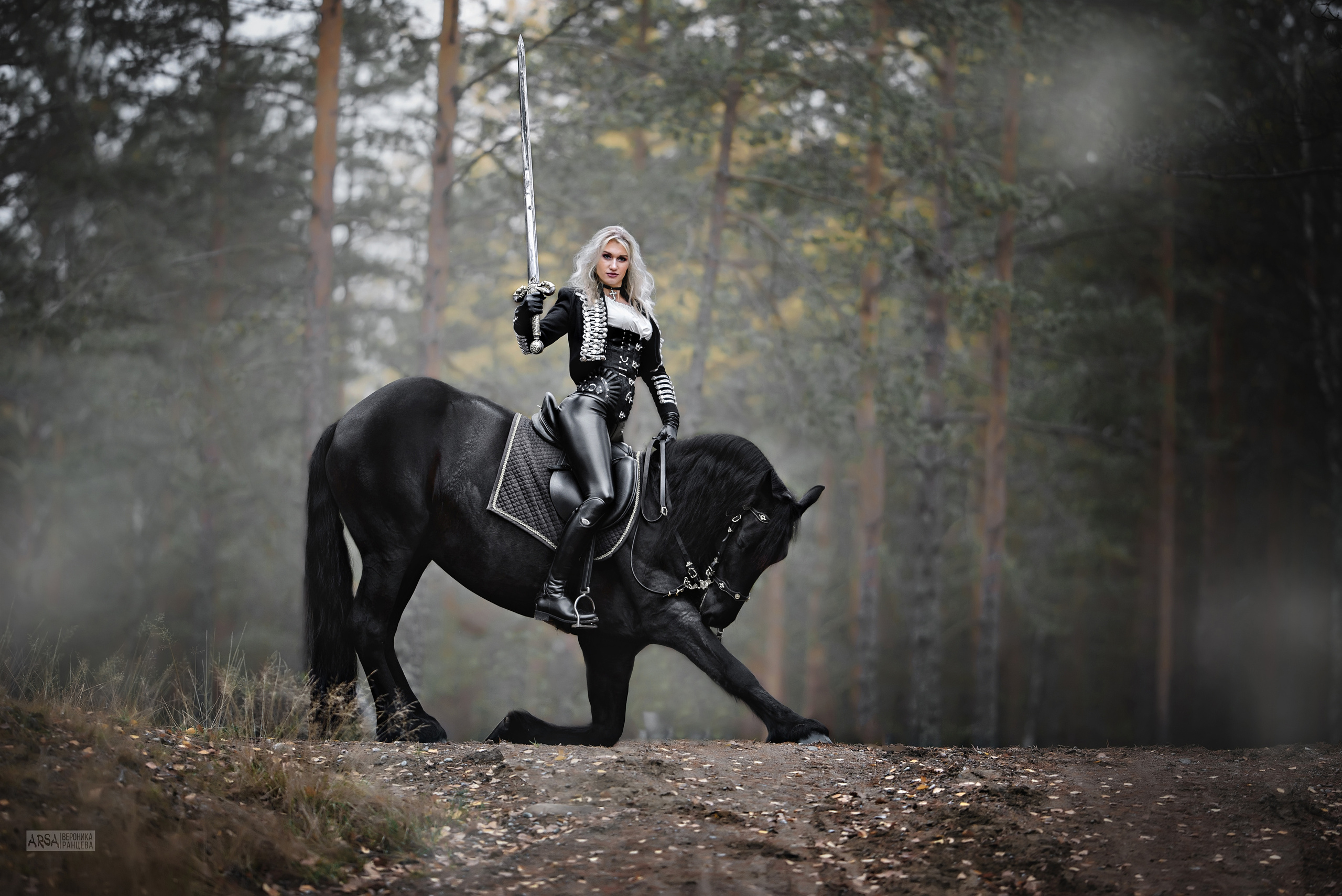 Сказочные съемки с лошадьми. Фотограф Вероника Ранцева, фотосессии с лошадьми в Минске и Могилеве
