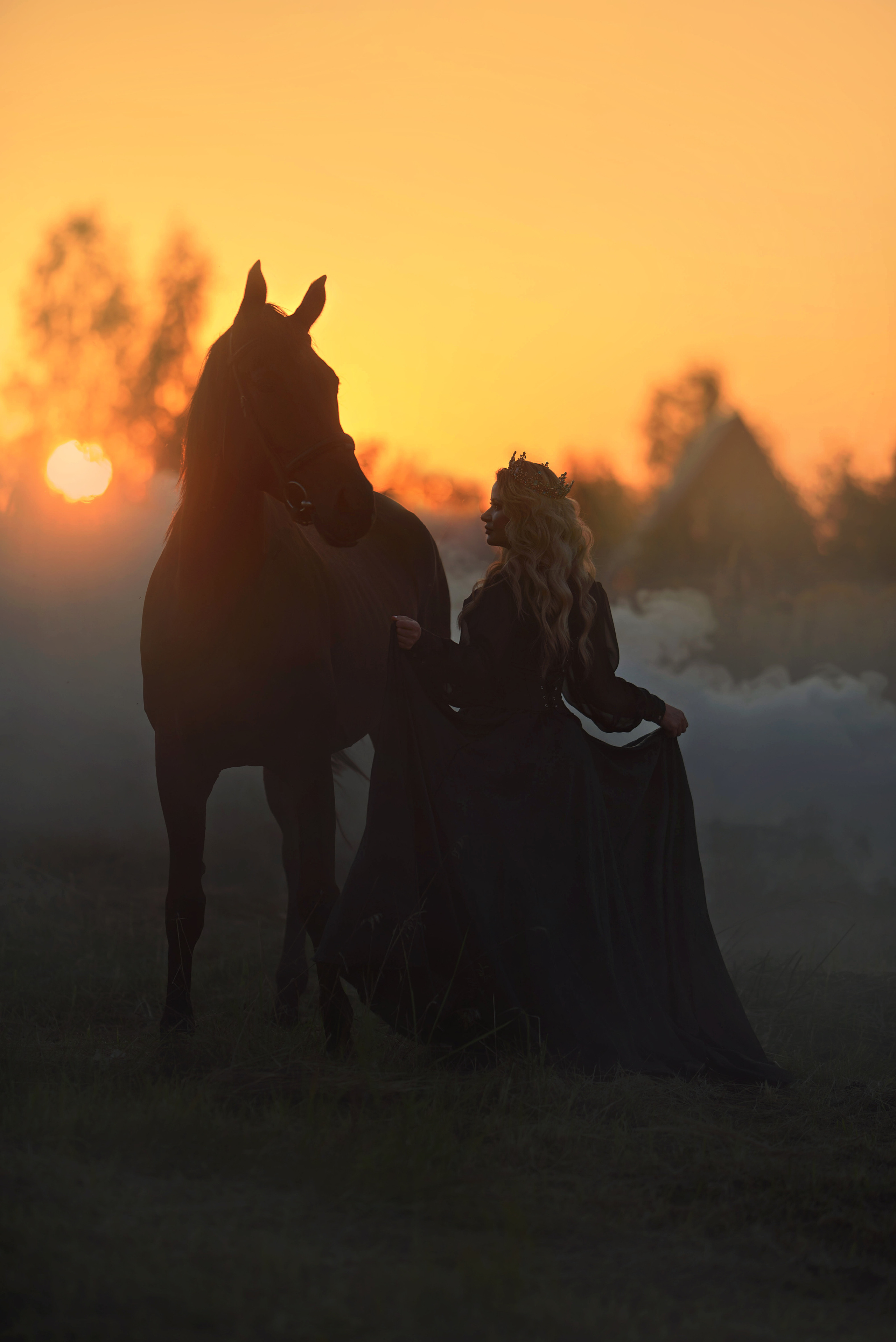 Сказочные съемки с лошадьми. Фотограф Вероника Ранцева, фотосессии с лошадьми в Минске и Могилеве