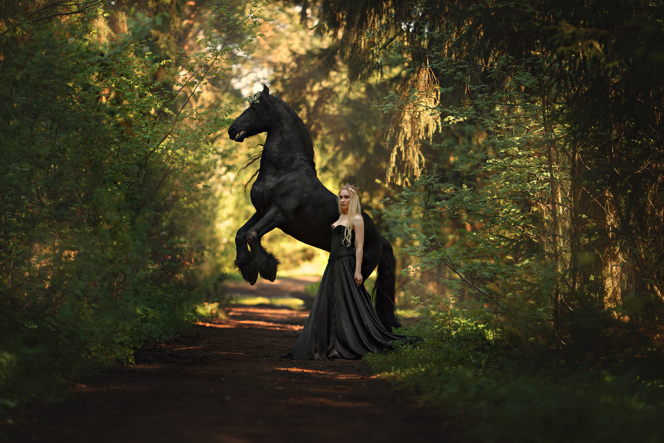 Сказочные съемки с лошадьми. Фотограф Вероника Ранцева, фотосессии с лошадьми в Минске и Могилеве