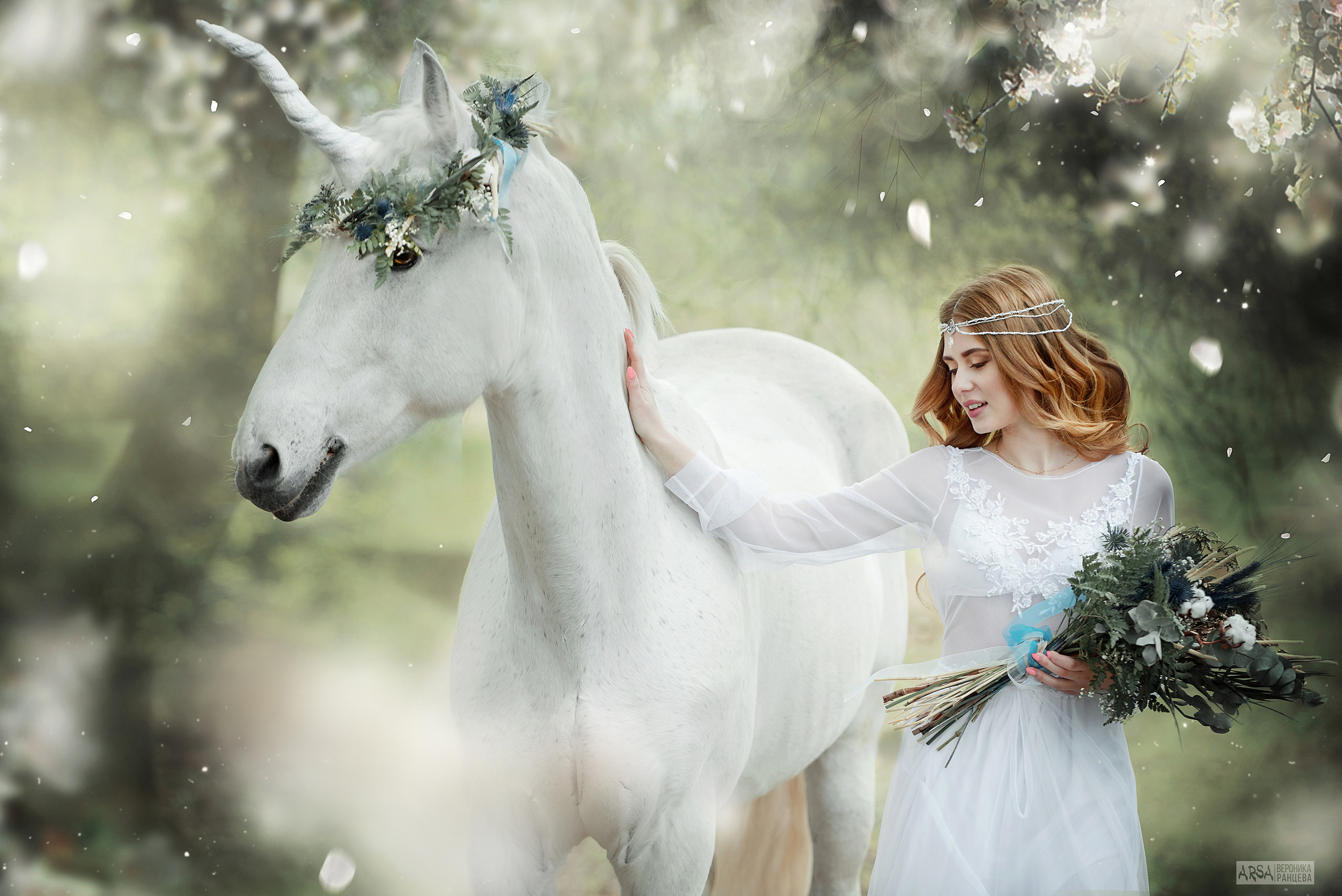 Сказочные съемки с лошадьми. Фотограф Вероника Ранцева, фотосессии с лошадьми в Минске и Могилеве