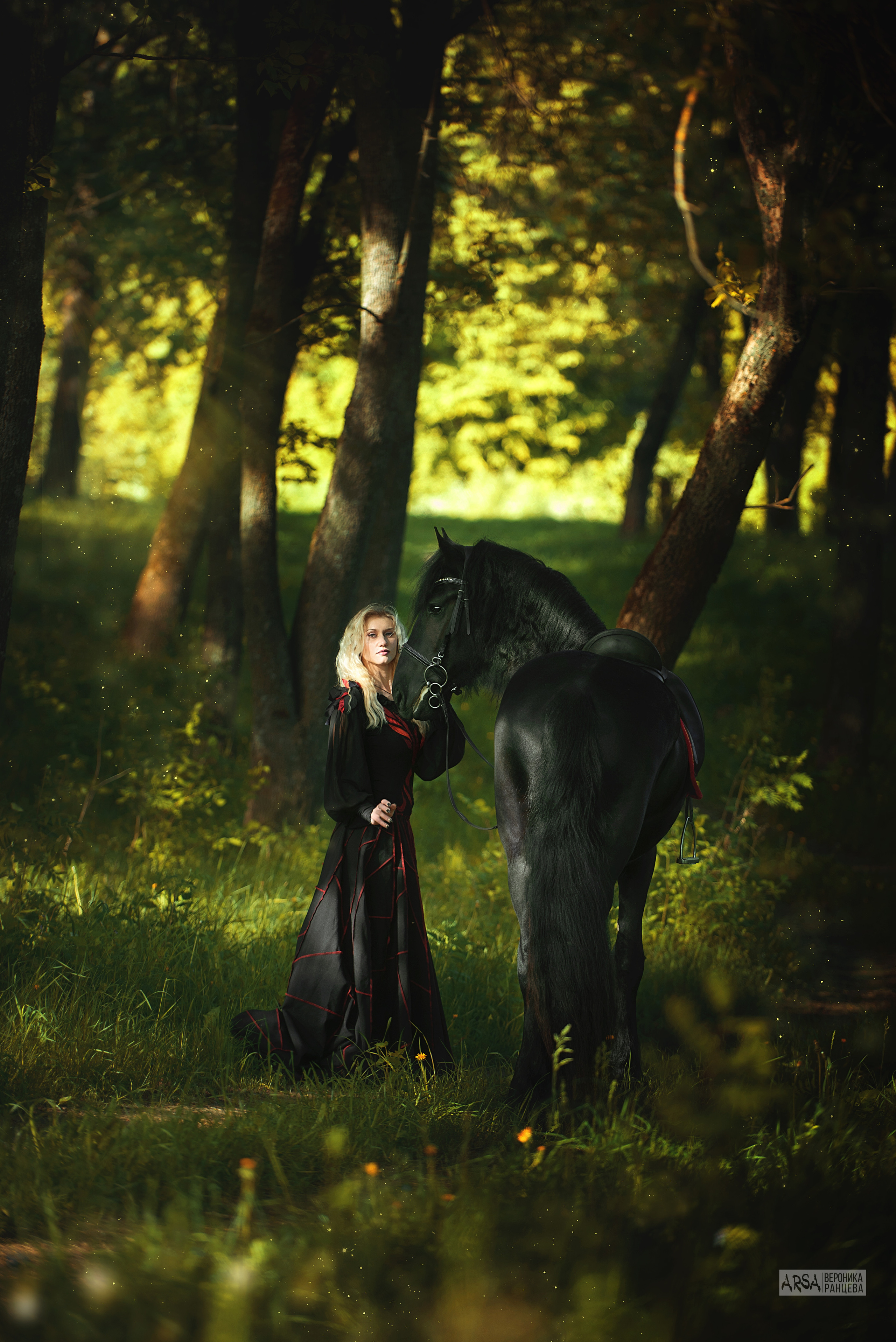 Сказочные съемки с лошадьми. Фотограф Вероника Ранцева, фотосессии с лошадьми в Минске и Могилеве