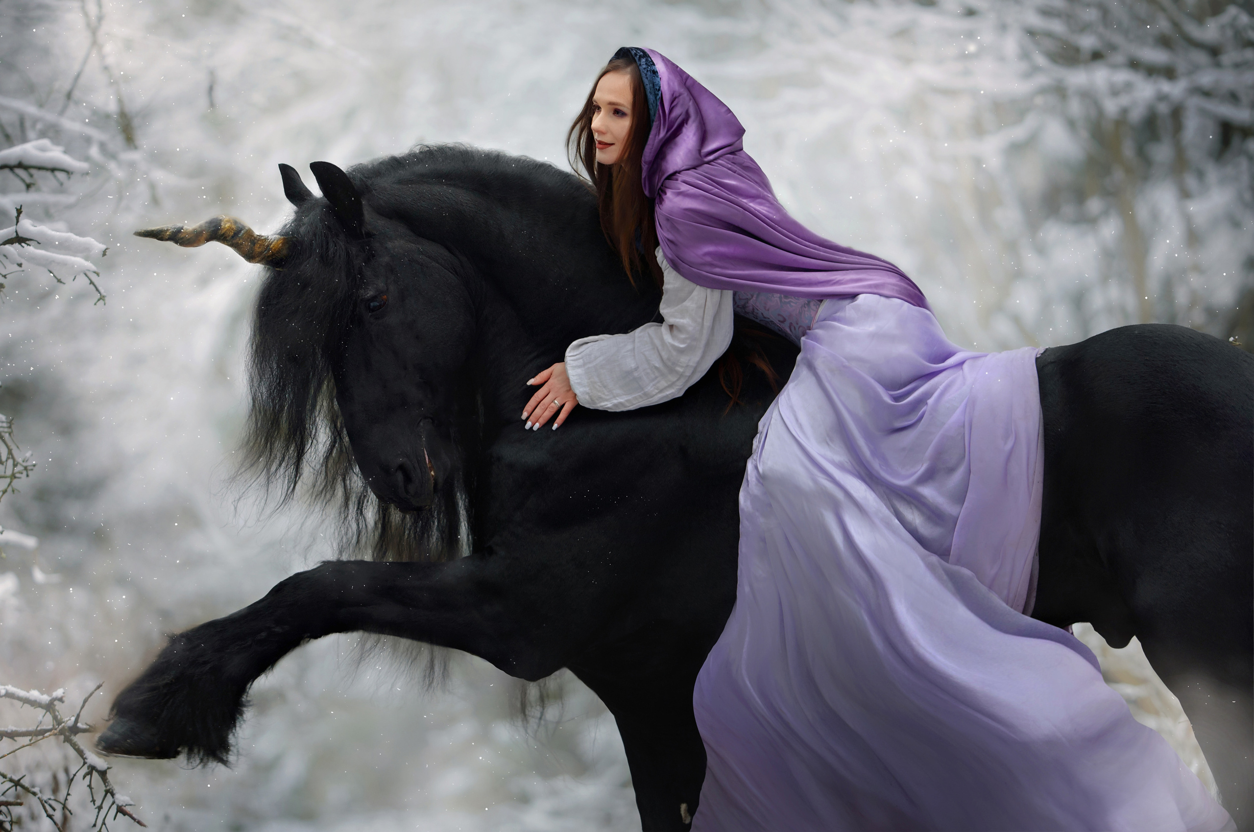 Сказочные съемки с лошадьми. Фотограф Вероника Ранцева, фотосессии с лошадьми в Минске и Могилеве