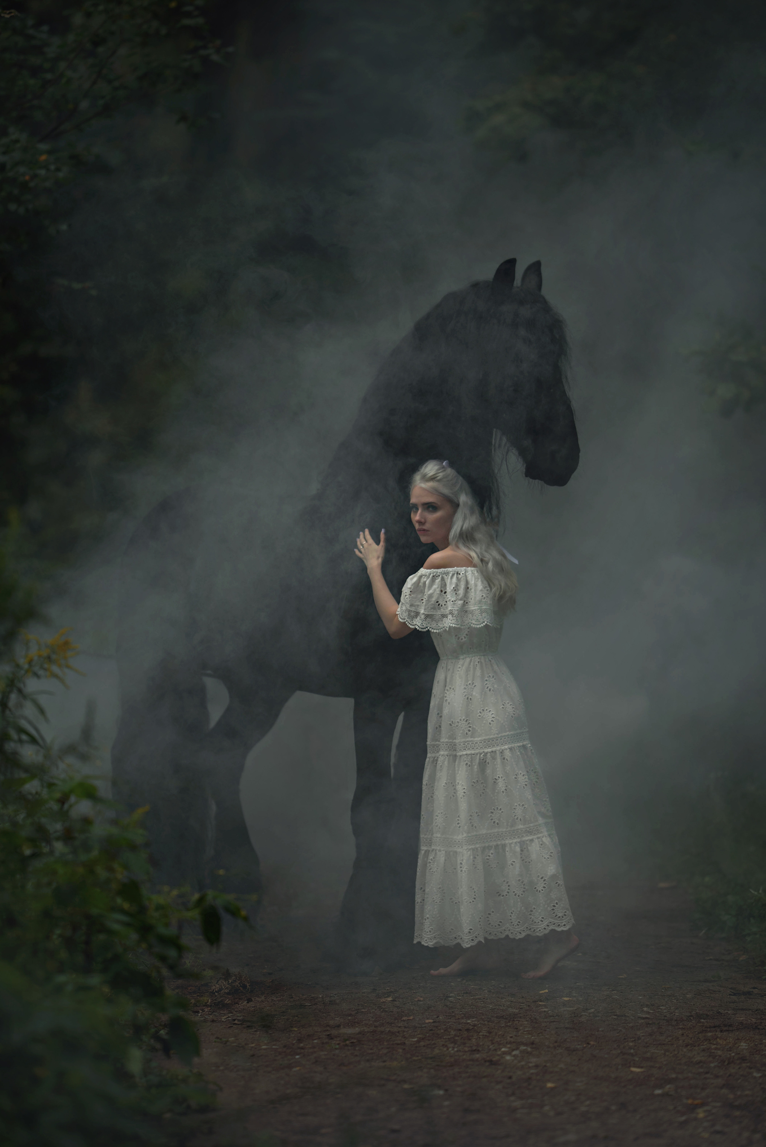 Сказочные съемки с лошадьми. Фотограф Вероника Ранцева, фотосессии с лошадьми в Минске и Могилеве