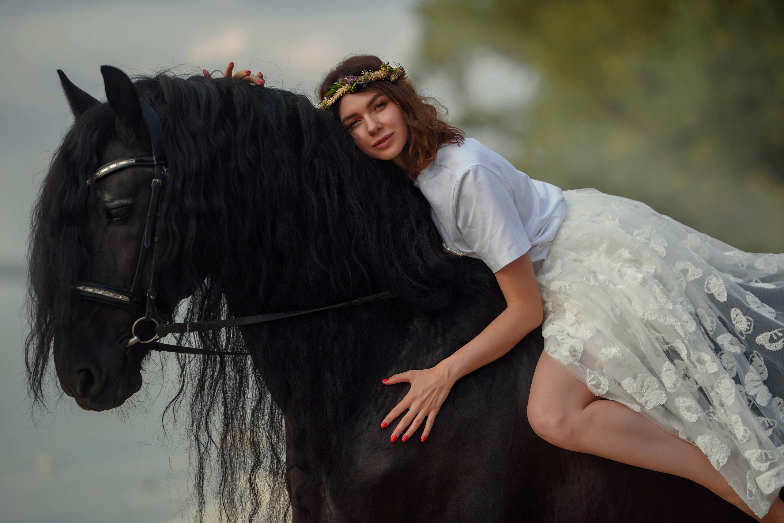 Съемки с лошадьми. Фотограф Вероника Ранцева, фотосессии с лошадьми в Минске и Могилеве