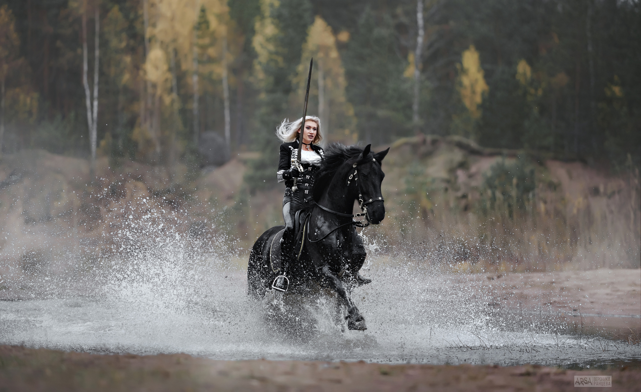 Сказочные съемки с лошадьми. Фотограф Вероника Ранцева, фотосессии с лошадьми в Минске и Могилеве