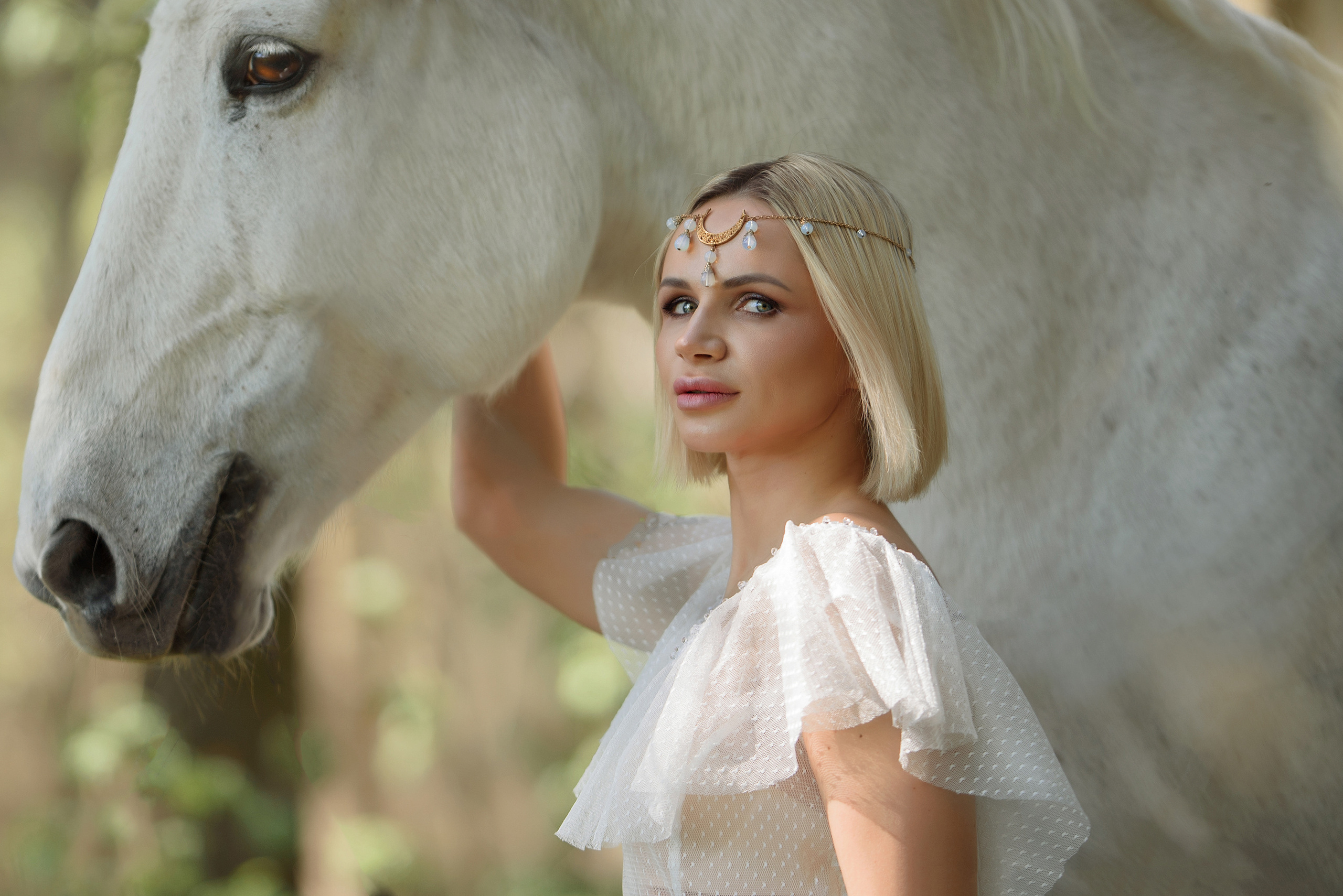 Сказочные съемки с лошадьми. Фотограф Вероника Ранцева, фотосессии с лошадьми в Минске и Могилеве