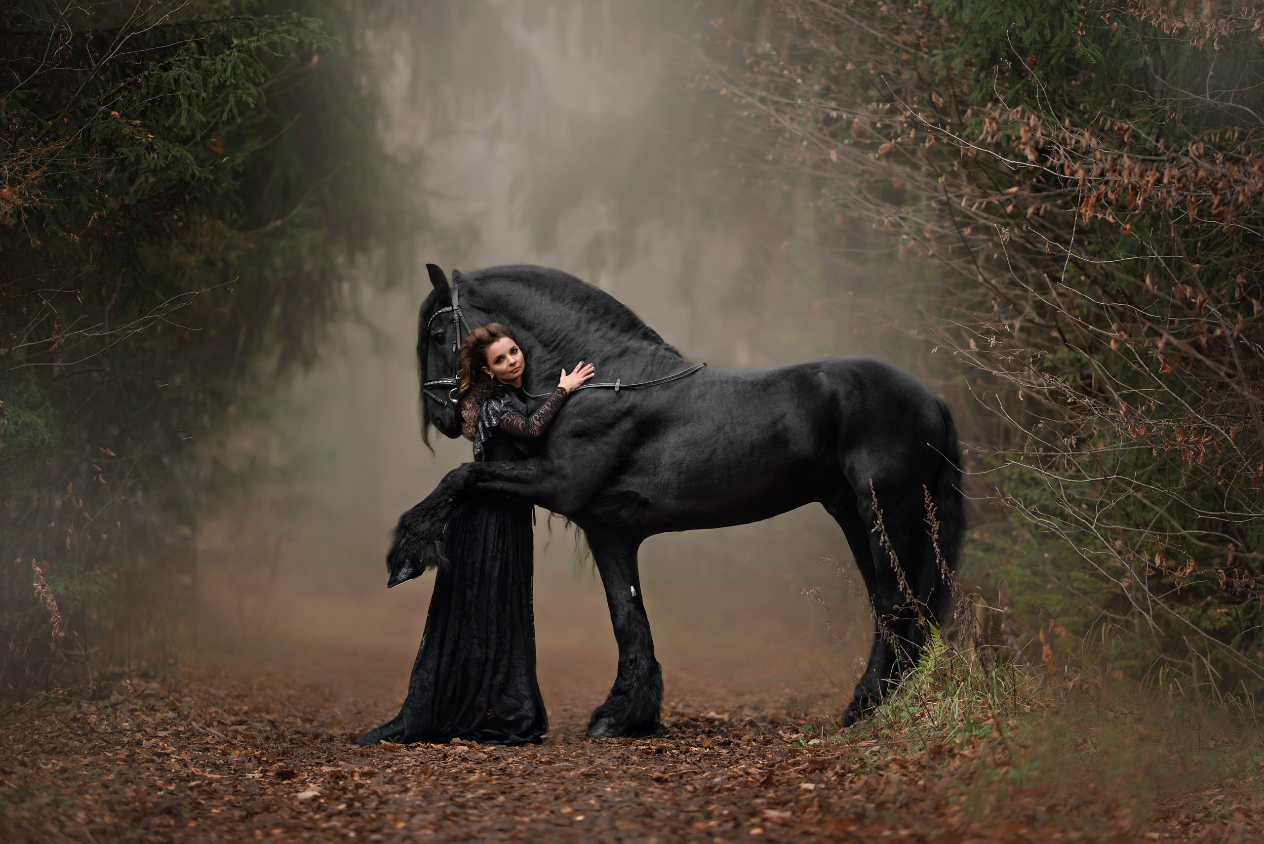 Сказочные съемки с лошадьми. Фотограф Вероника Ранцева, фотосессии с лошадьми в Минске и Могилеве