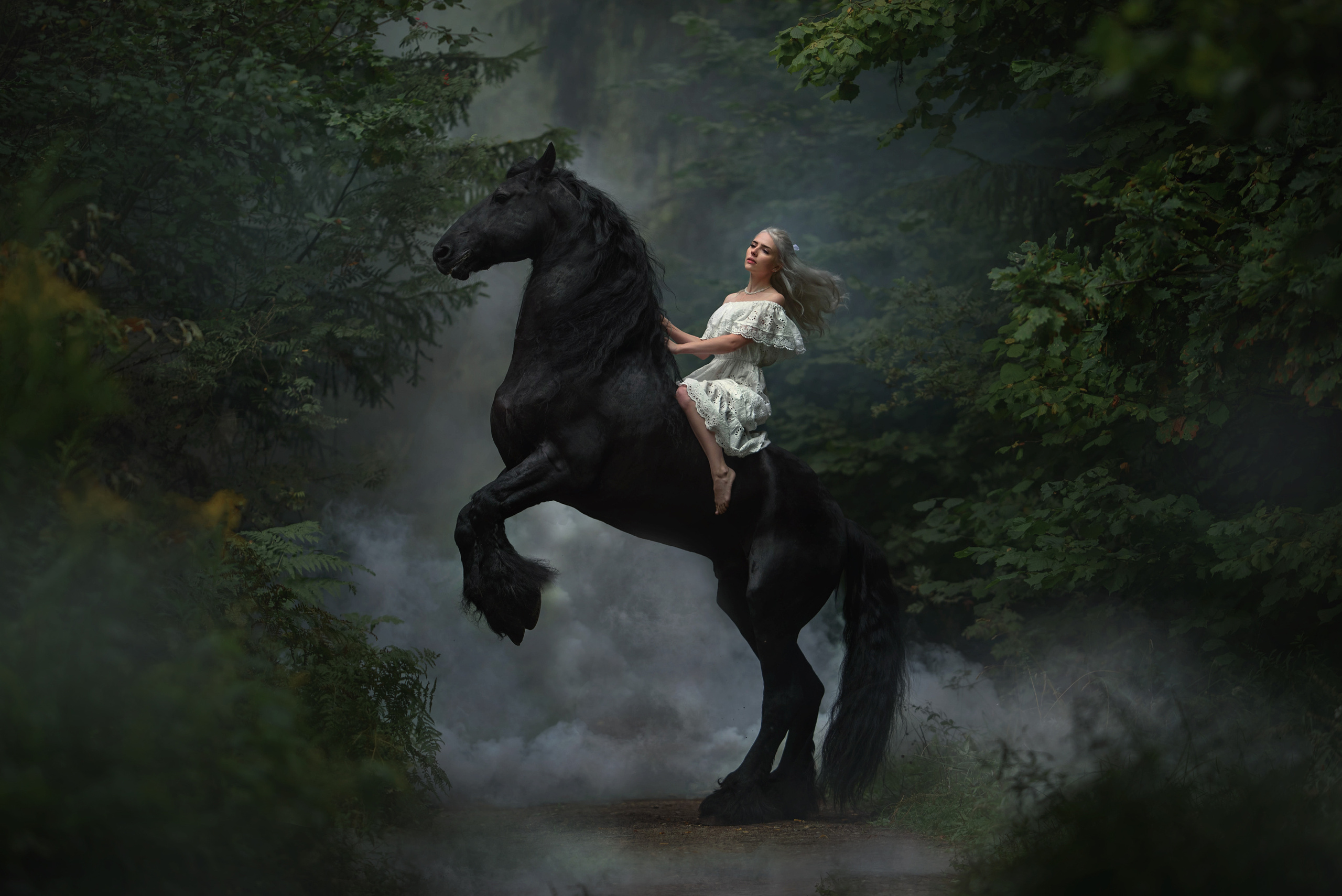Сказочные съемки с лошадьми. Фотограф Вероника Ранцева, фотосессии с лошадьми в Минске и Могилеве