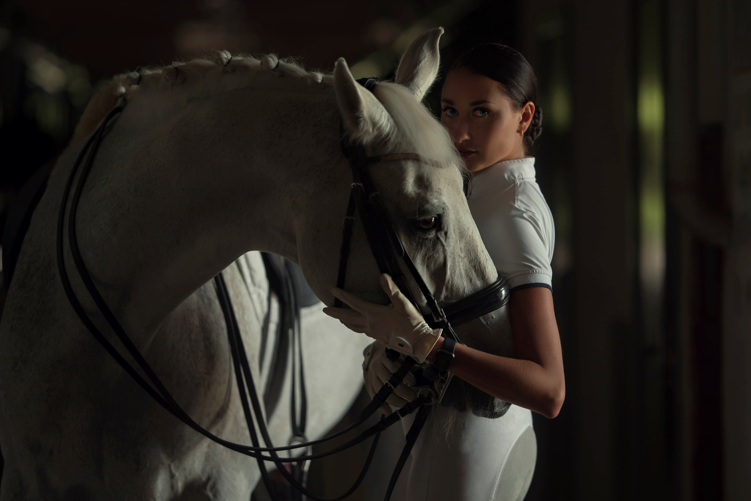 Съемки с лошадьми в стиле «Sport look». Фотограф Вероника Ранцева, фотосессии с лошадьми в Минске и Могилеве