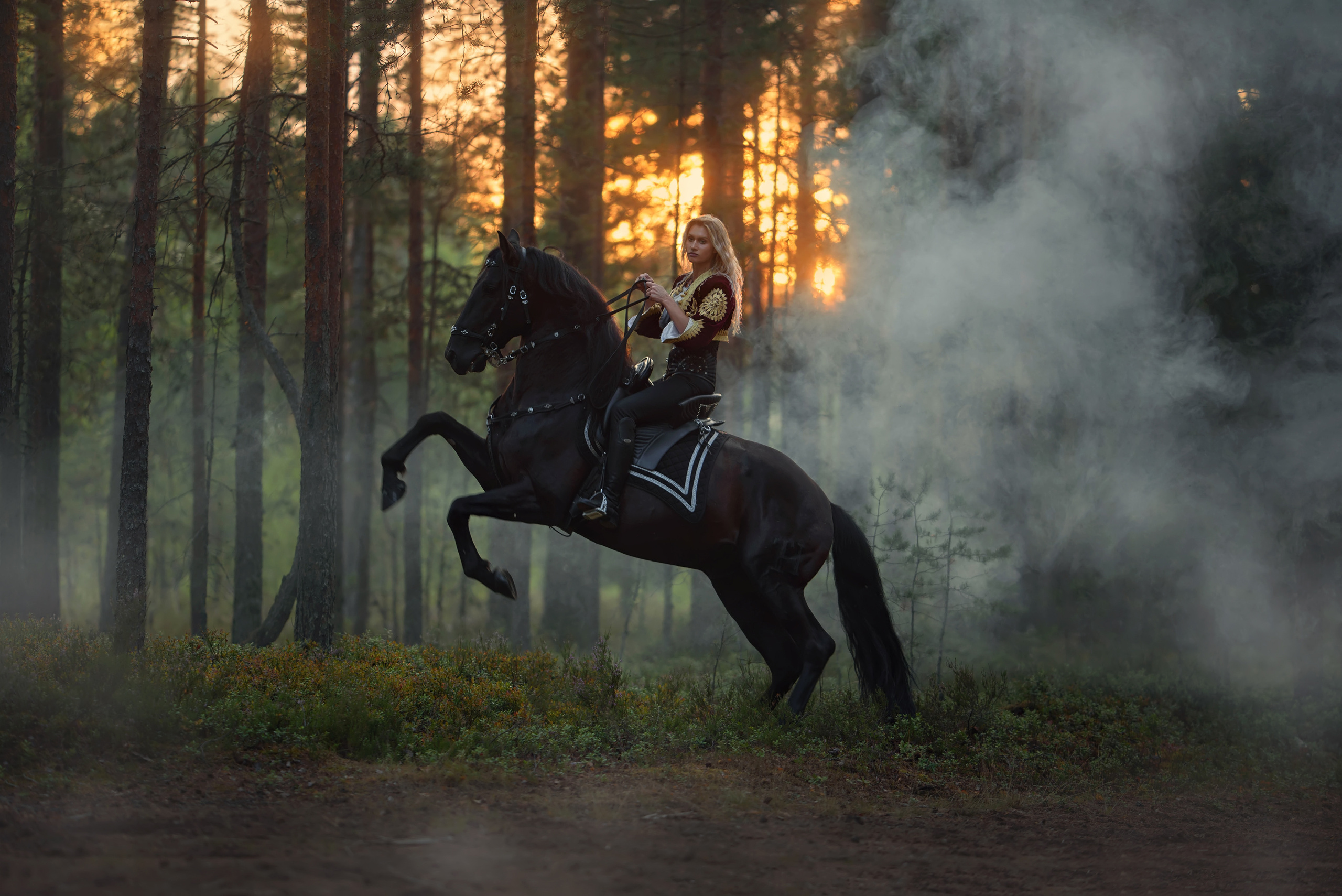 Сказочные съемки с лошадьми. Фотограф Вероника Ранцева, фотосессии с лошадьми в Минске и Могилеве