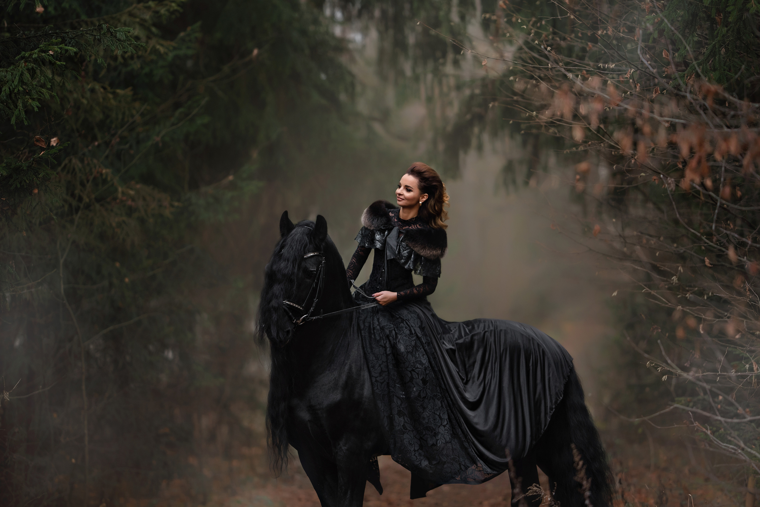 Сказочные съемки с лошадьми. Фотограф Вероника Ранцева, фотосессии с лошадьми в Минске и Могилеве