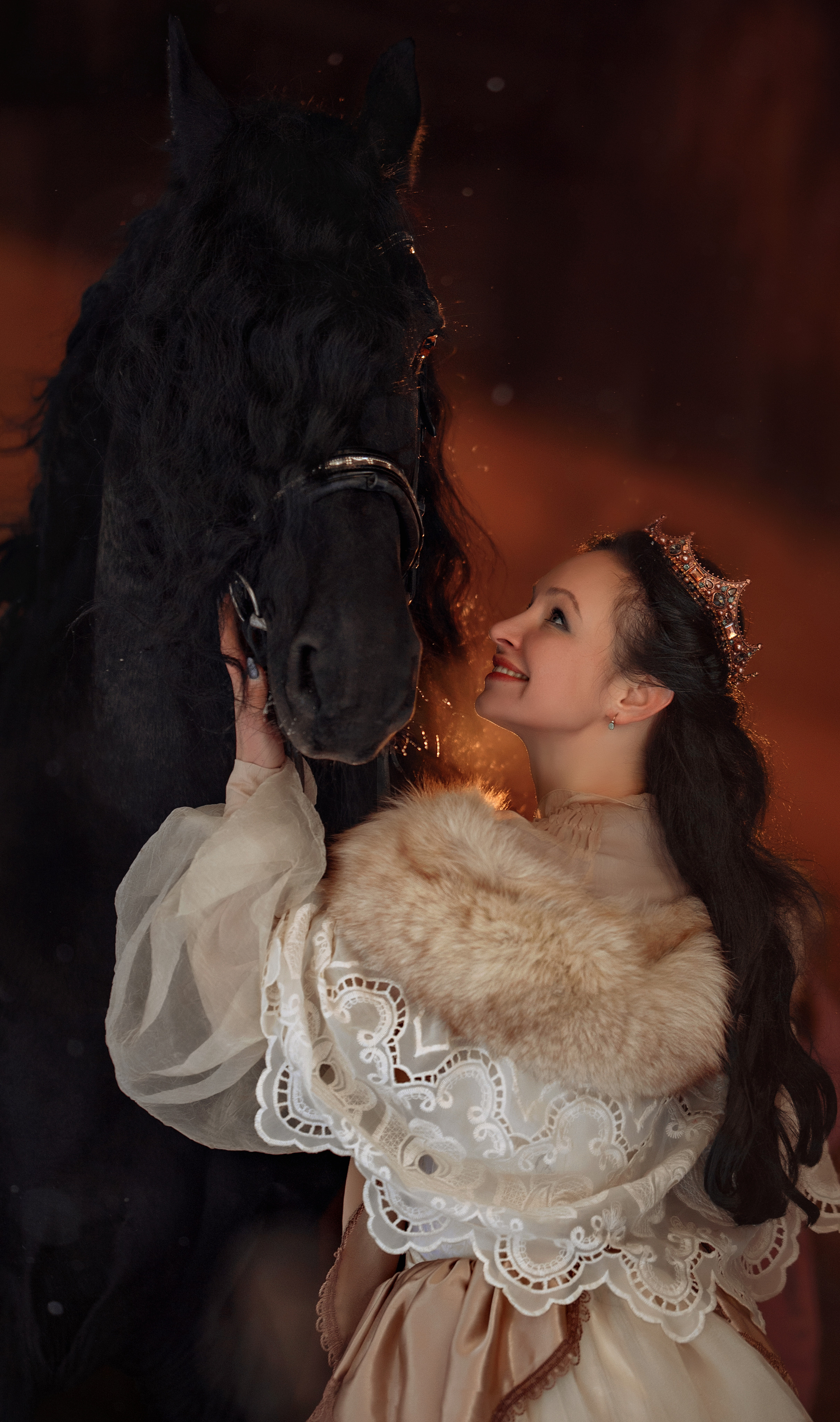 Сказочные съемки с лошадьми. Фотограф Вероника Ранцева, фотосессии с лошадьми в Минске и Могилеве