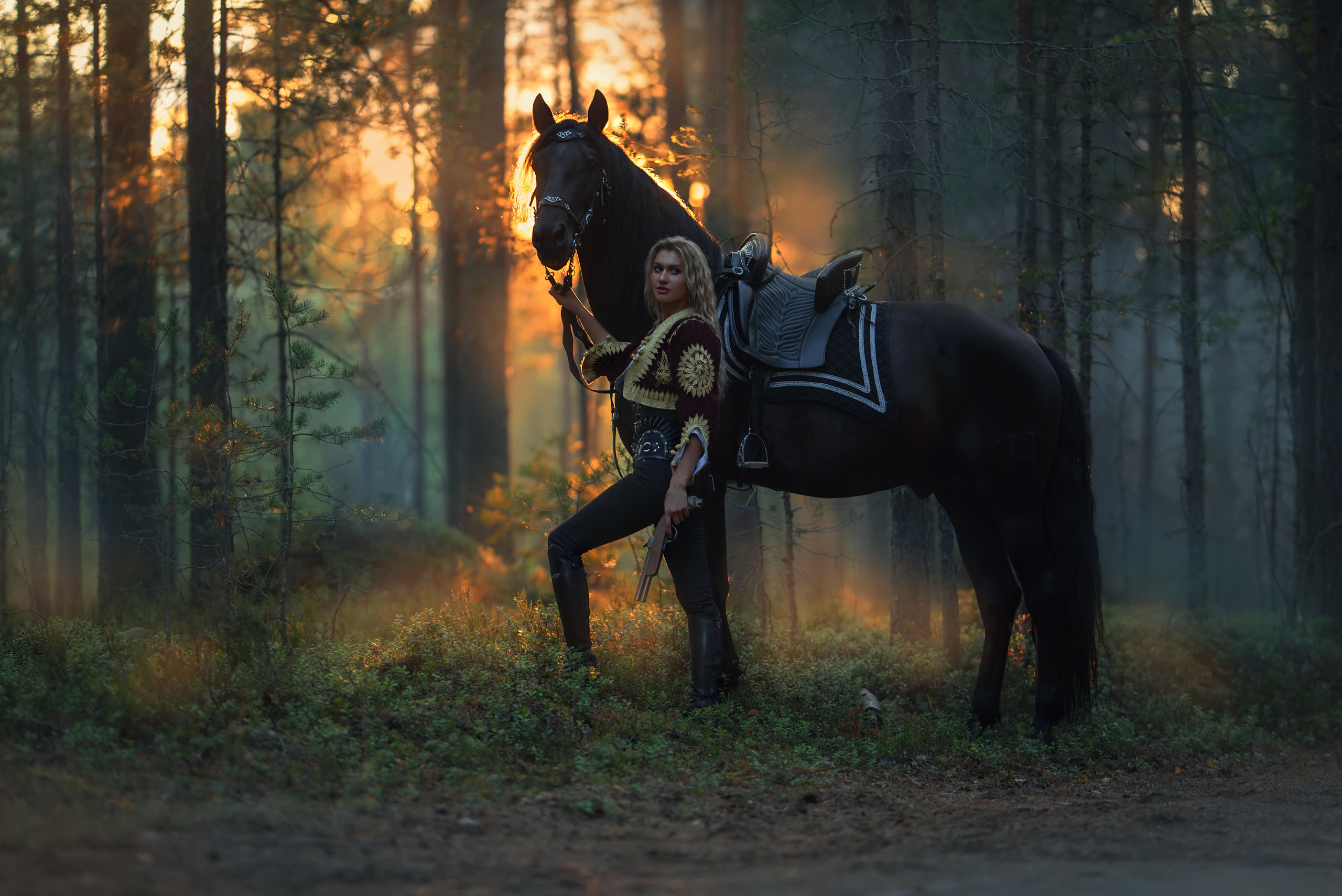 Сказочные съемки с лошадьми. Фотограф Вероника Ранцева, фотосессии с лошадьми в Минске и Могилеве