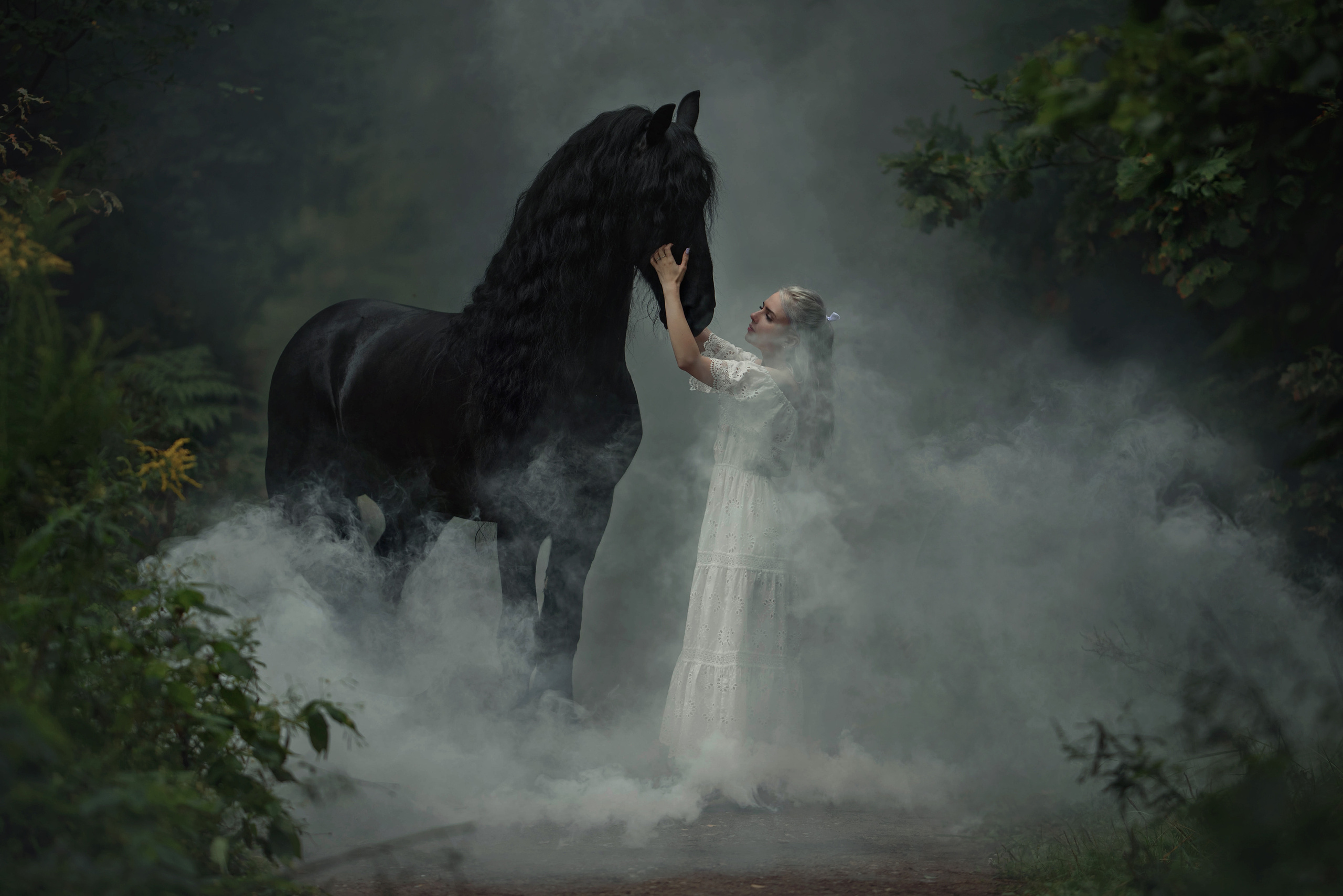 Сказочные съемки с лошадьми. Фотограф Вероника Ранцева, фотосессии с лошадьми в Минске и Могилеве