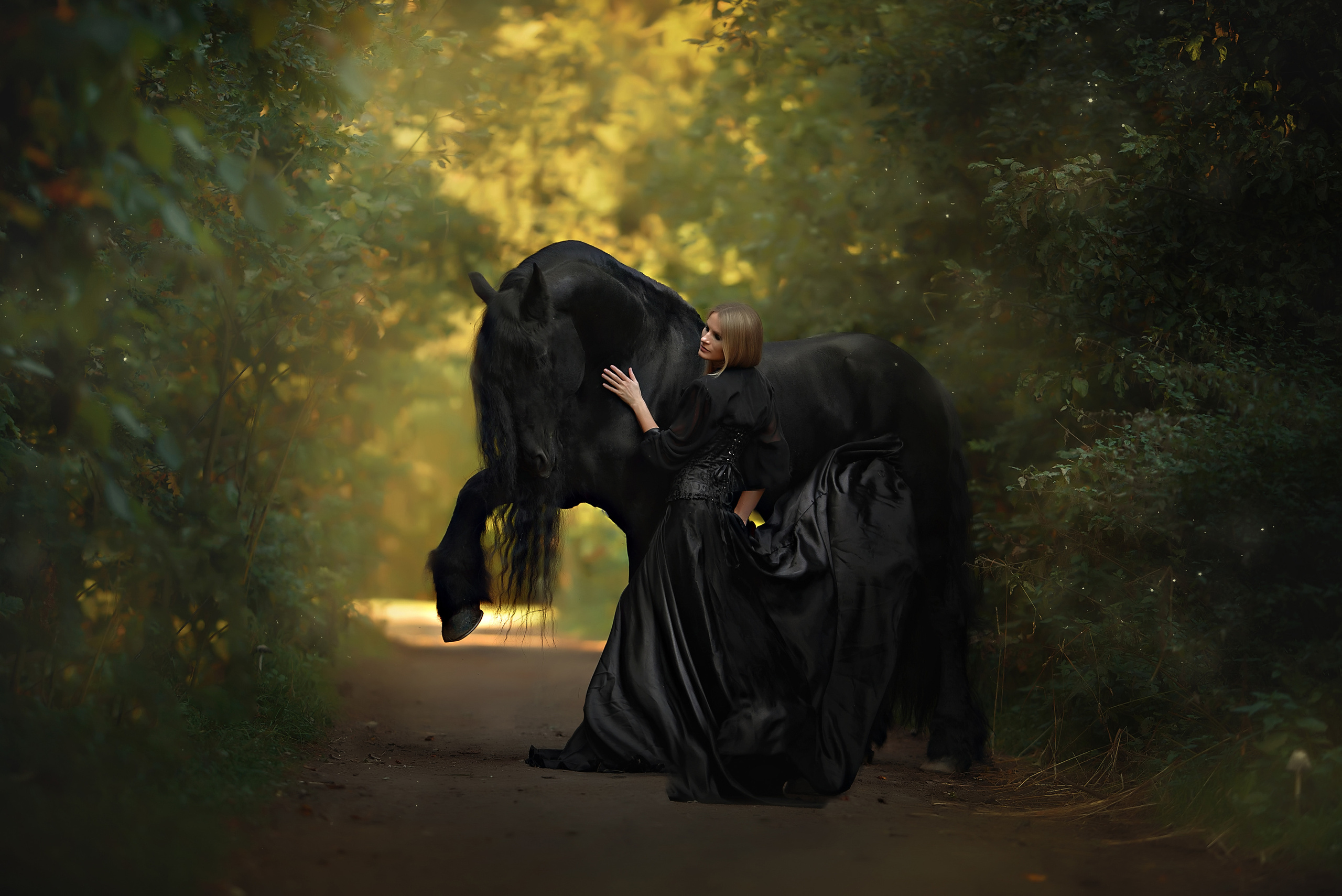 Сказочные съемки с лошадьми. Фотограф Вероника Ранцева, фотосессии с лошадьми в Минске и Могилеве