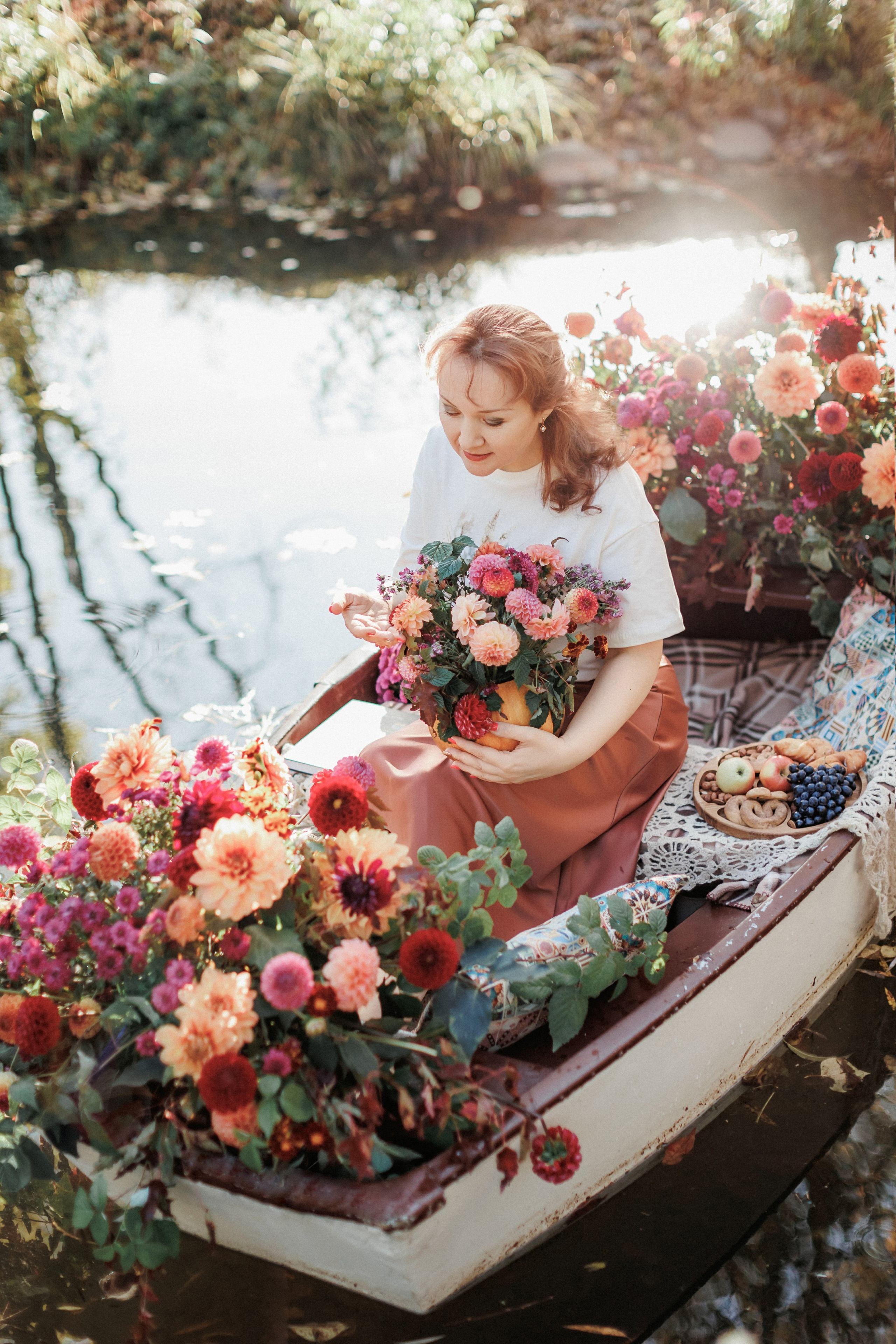 Фотопроект «Лодка в цветах». Свадебный, семейный и детский фотограф в городе Партизанск, Находка