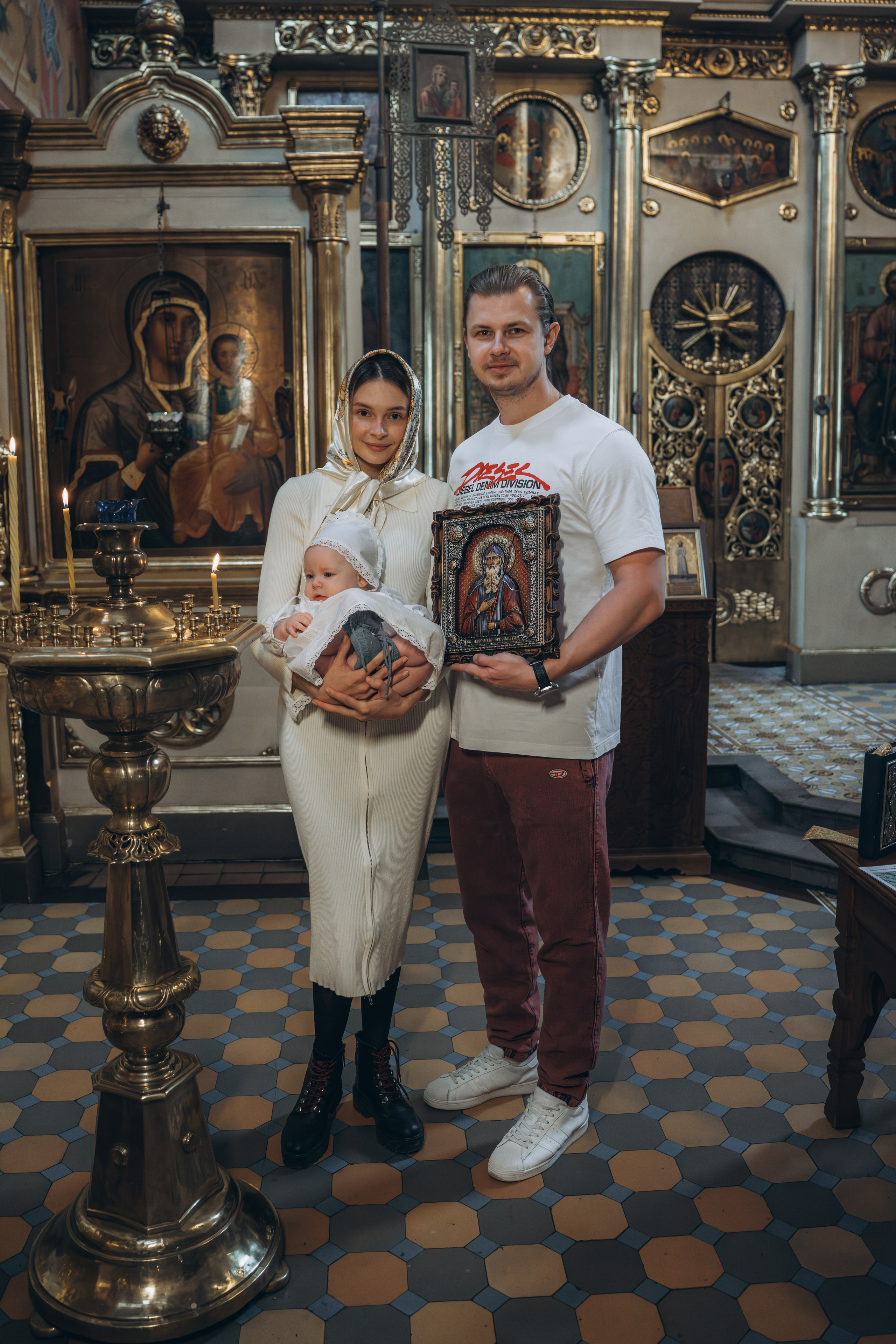 Таинство Крещения Александра. Фотограф Ольга Рубцова в Москве и Московской области