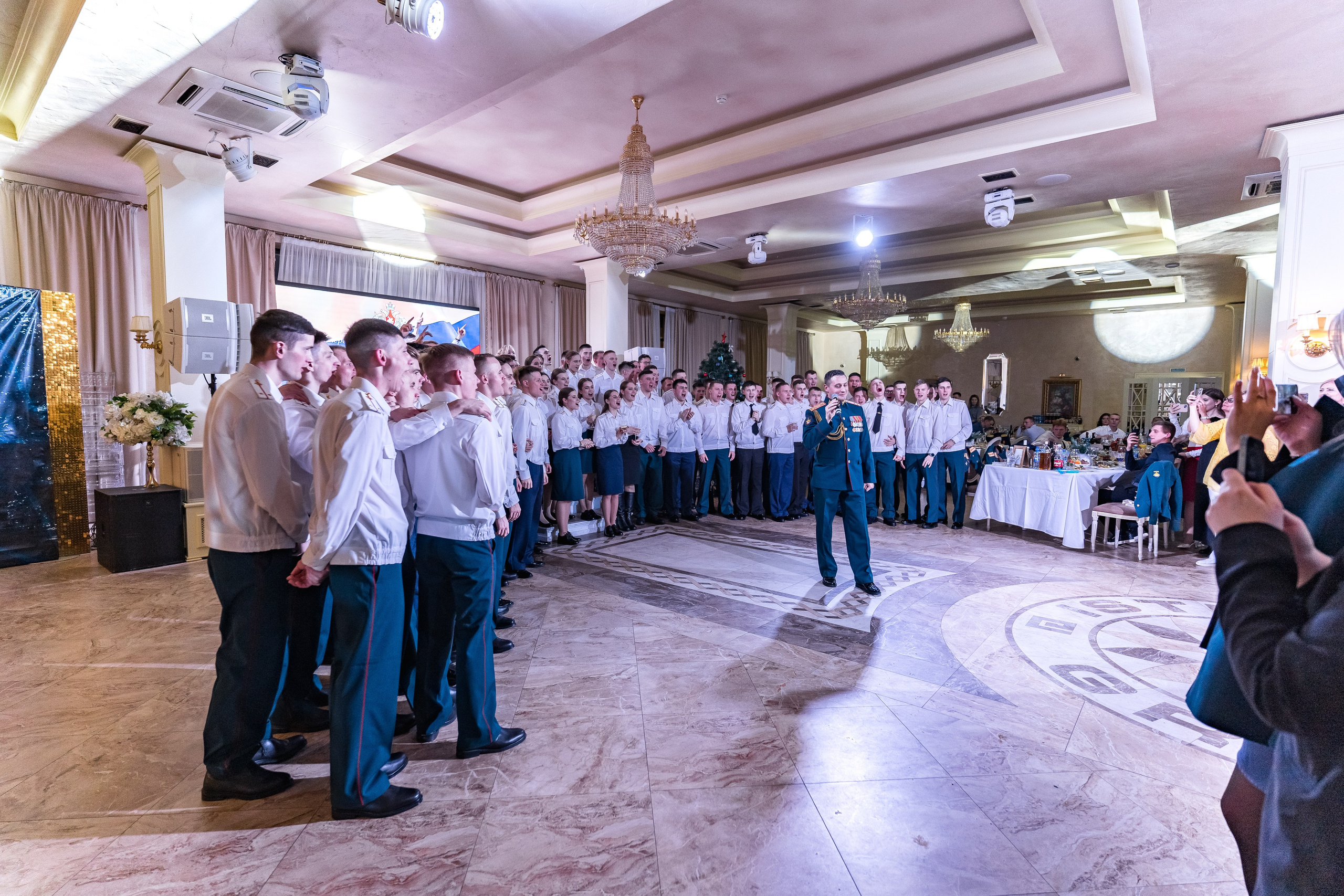 Фотосъемка выпуска военной академии и вручение дипломов