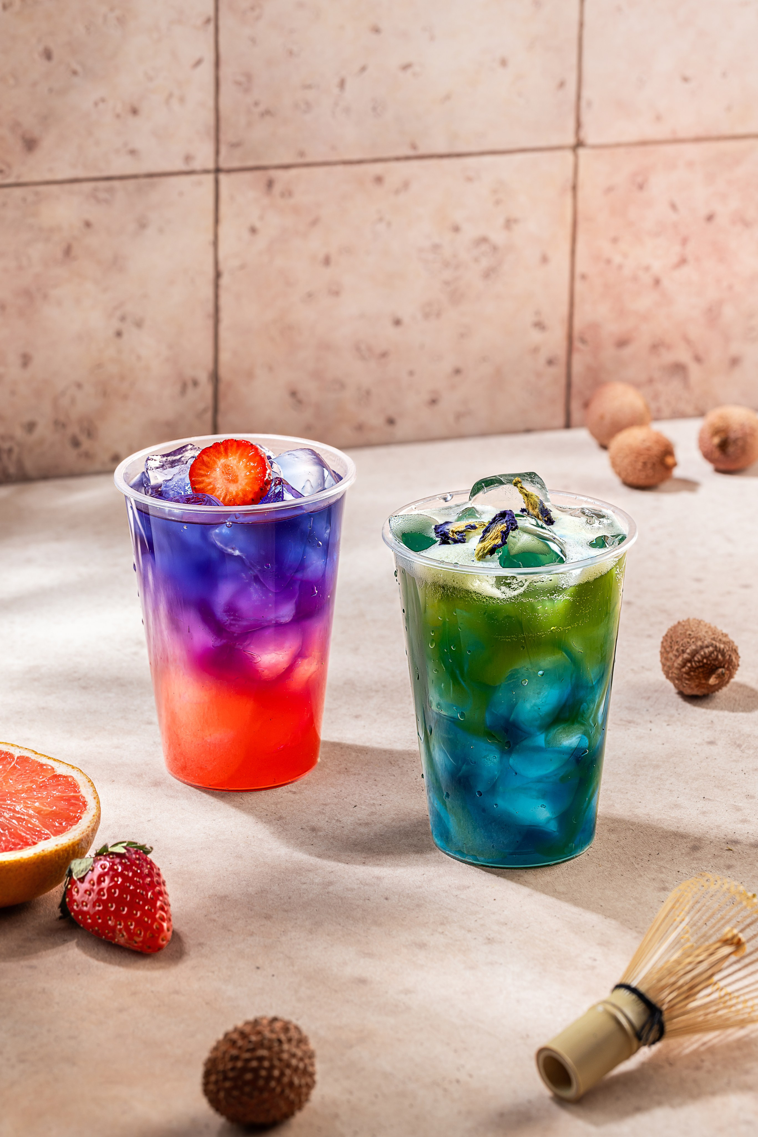 Drinks on ice to go