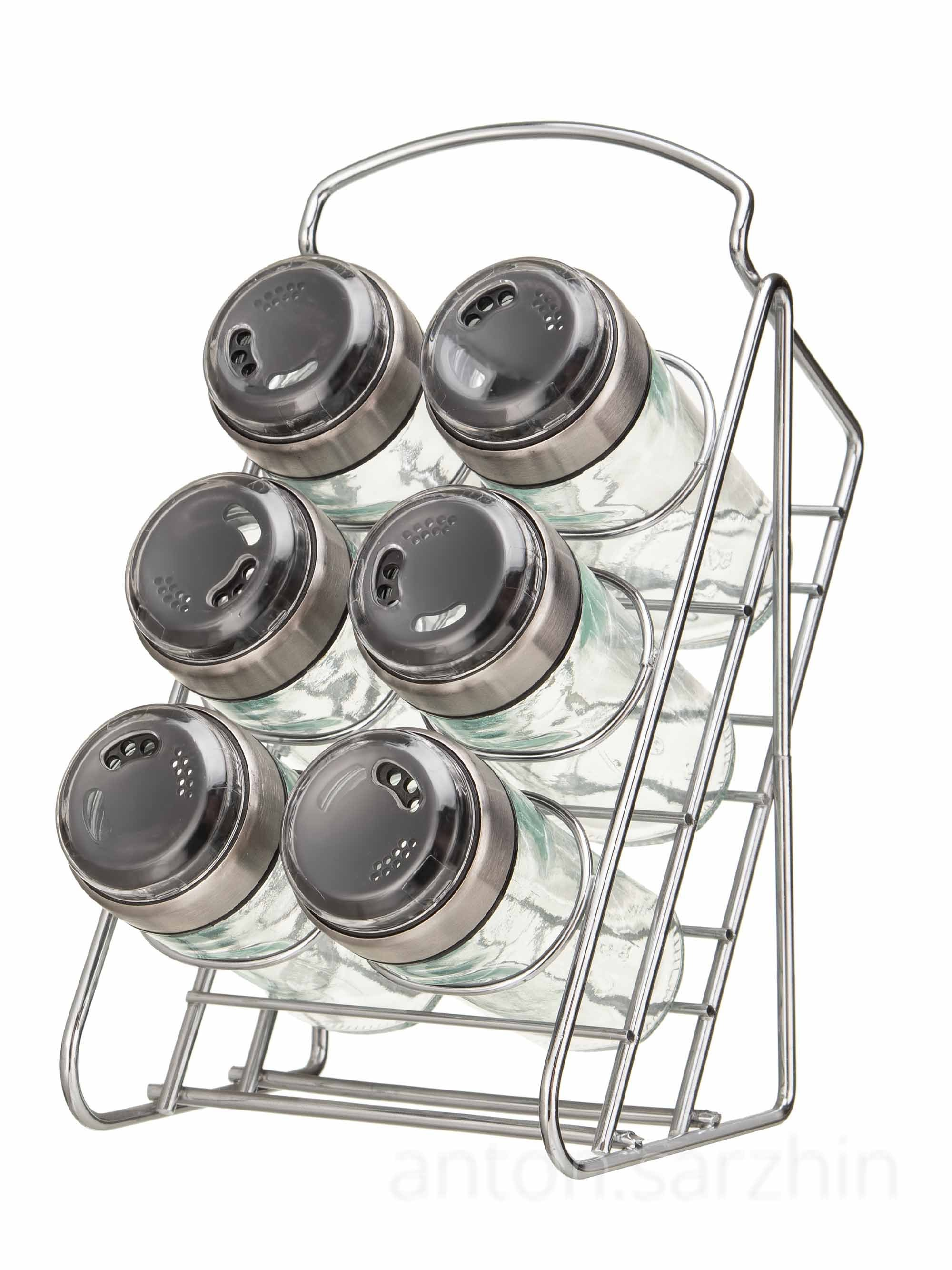 Фотосъемка на белом фоне набора для специй