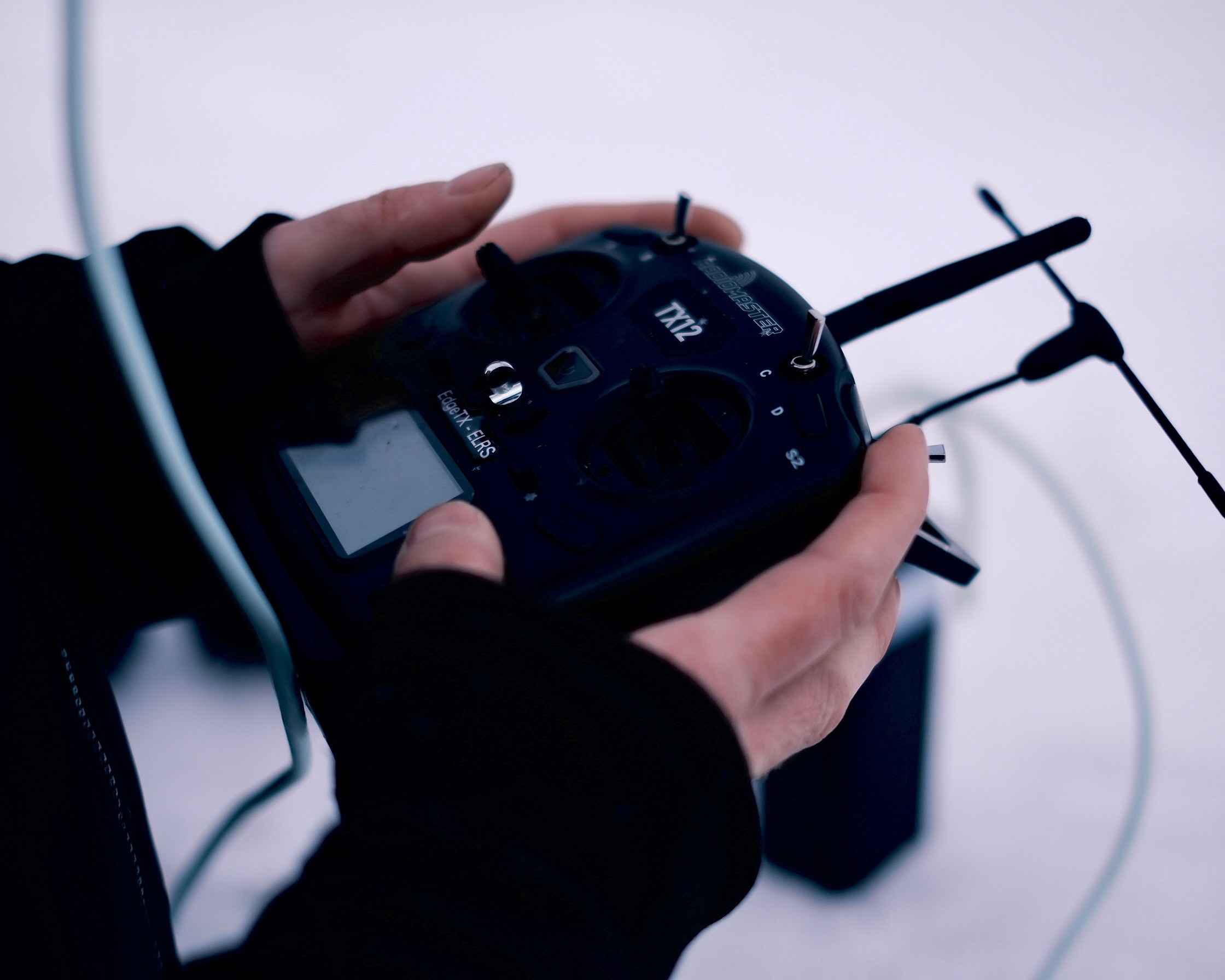 Репортаж с тренировки полетов БПЛА. Репортаж с возложения цветов 23.02.2023