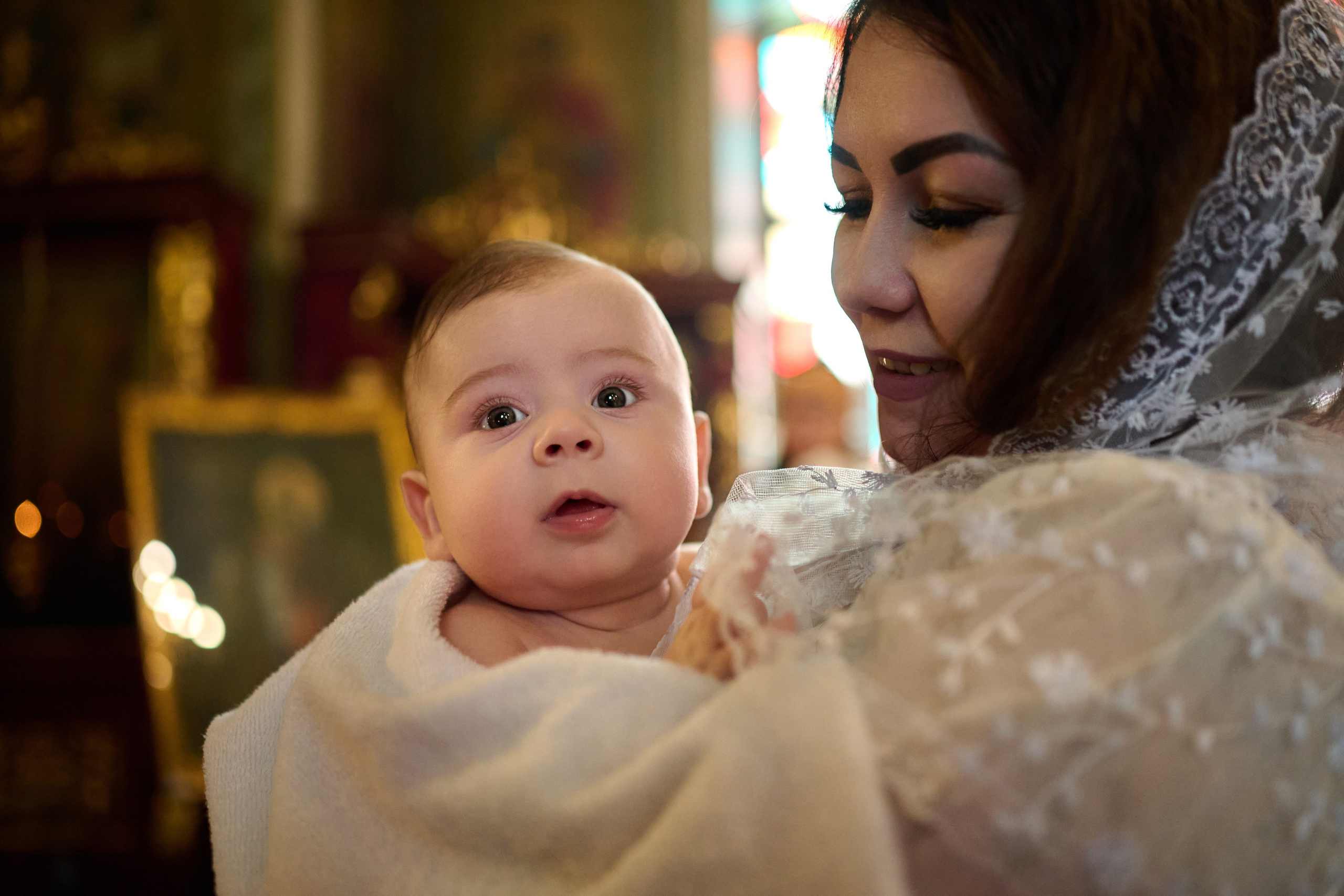 Фотосъемка крещения Саши. Профессиональный фотограф Старый Оскол, Губкин — свадьба, венчание, крещение, юбилей и день рождения
