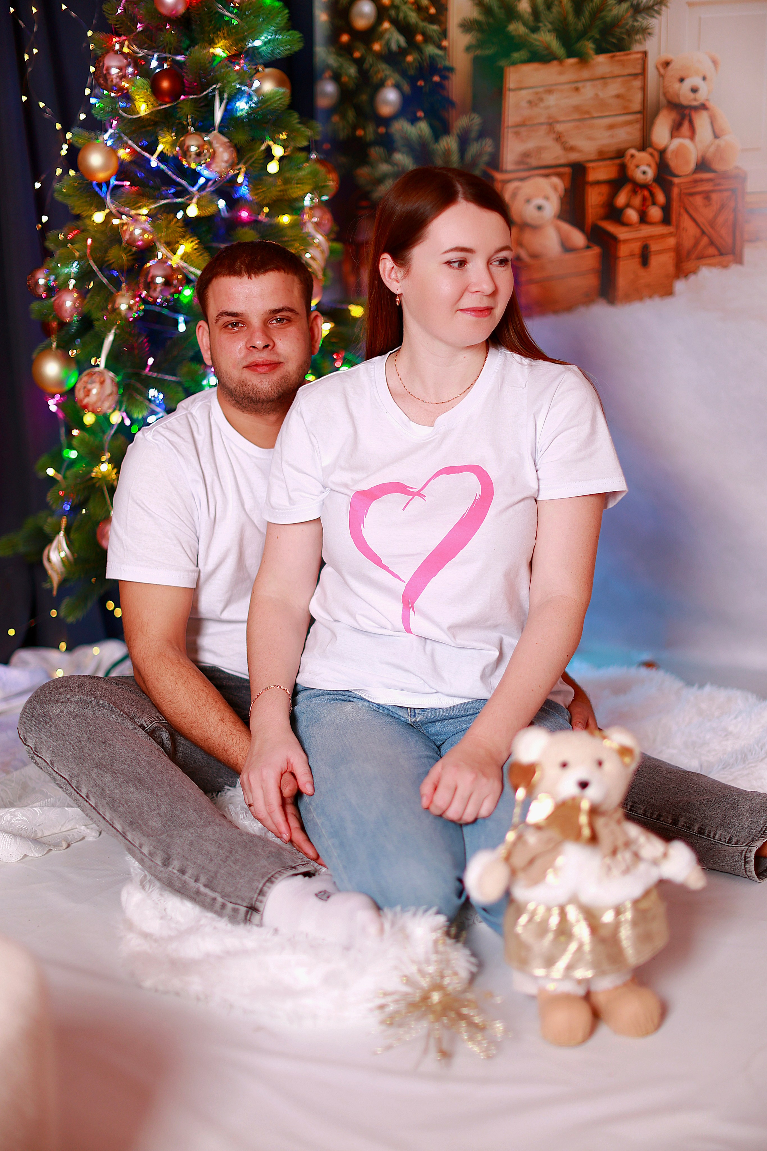 Новогодняя семья. Фотолаборатория Ваниль