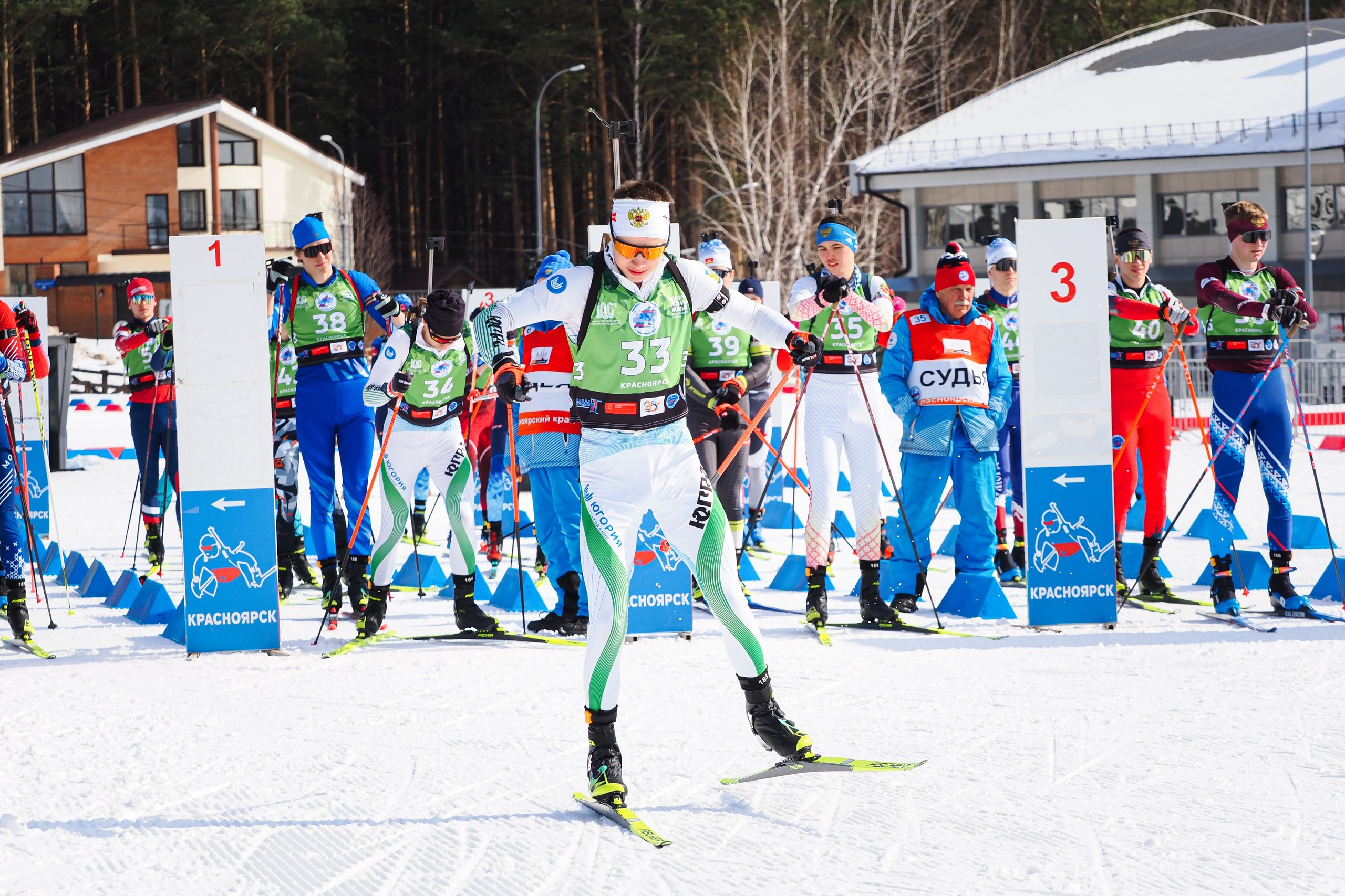 Биатлон / Первенство России. Репортажный фотограф Алексей Козьмин