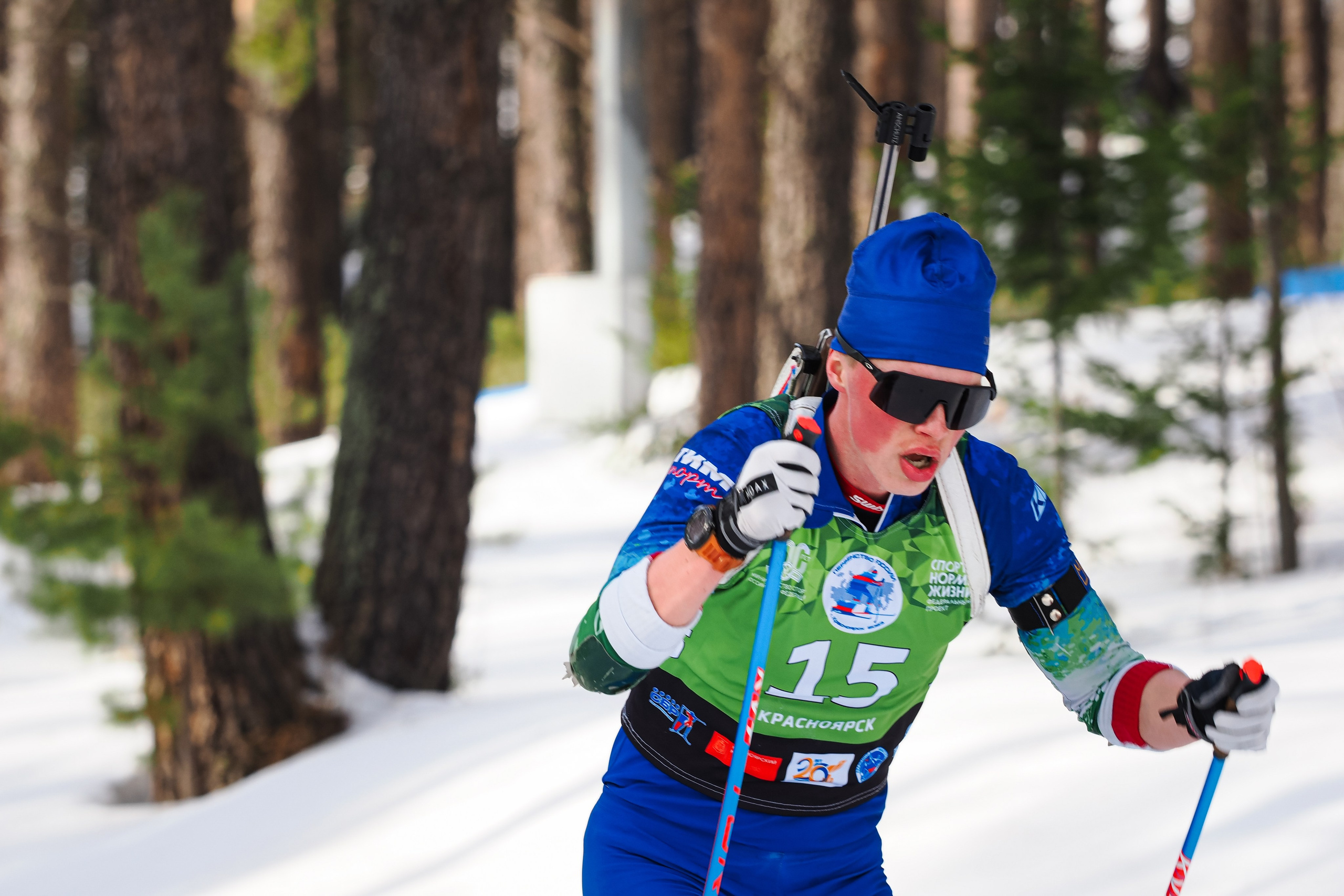 Биатлон / Первенство России. Репортажный фотограф Алексей Козьмин