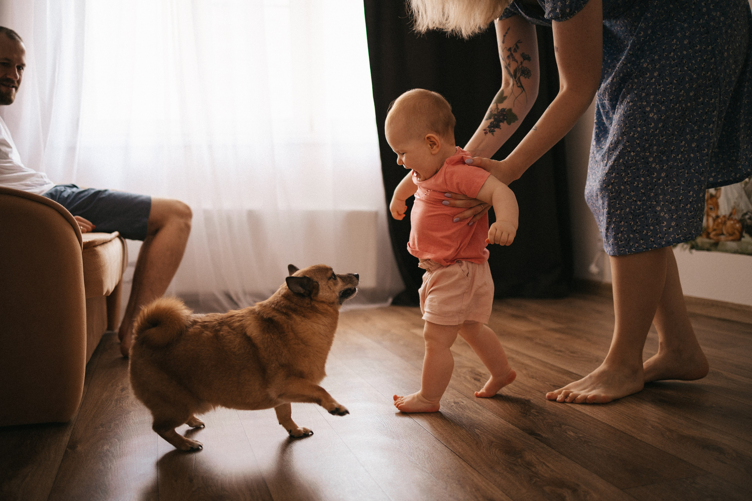 Маша с Лёшей и дочка Саша. Фотограф Нижний Новгород