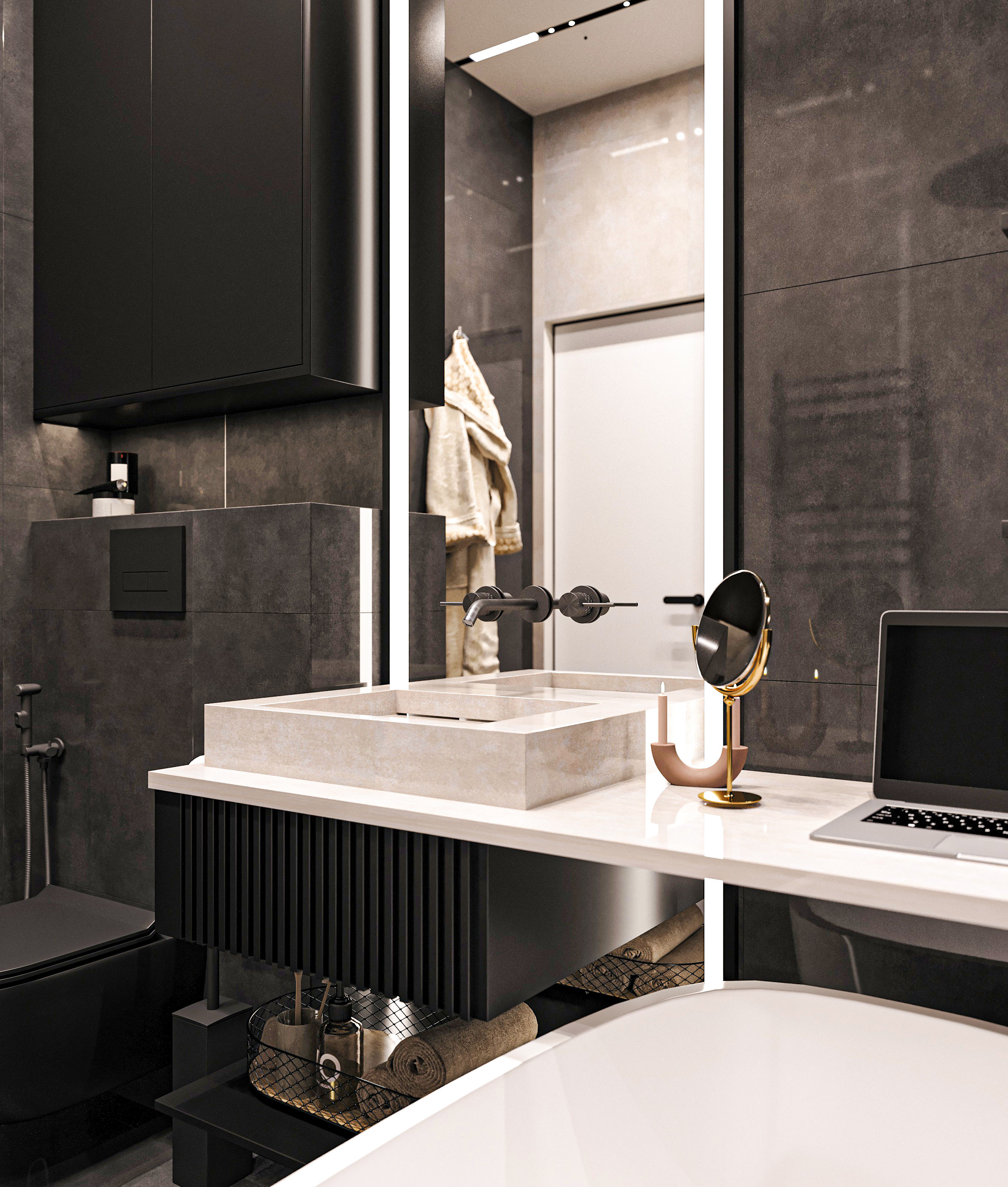 Воробьевы горы — 8 м². Студия дизайна интерьера — ODS.studio